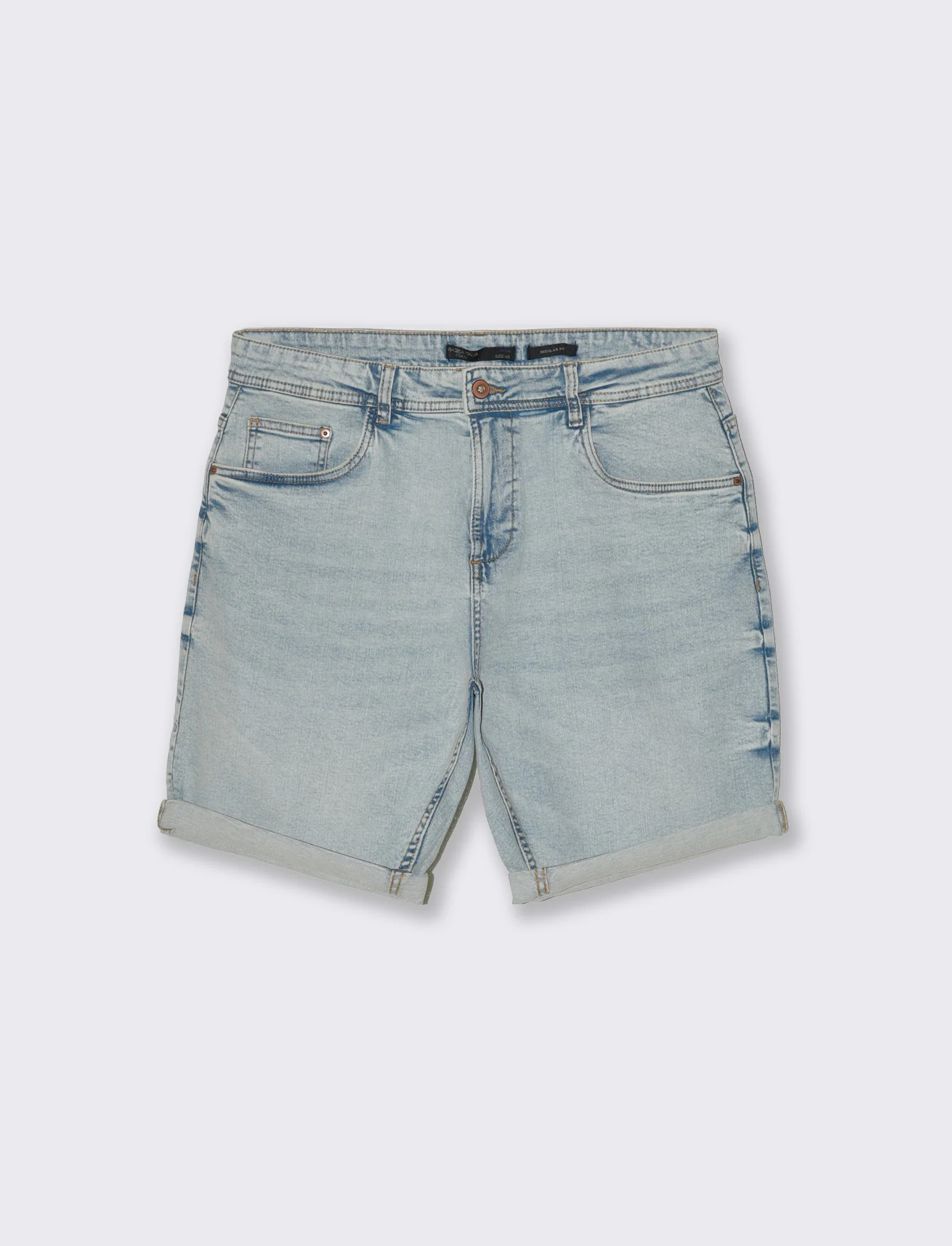 Bermuda jeans regular fit: da uomo - Denim chiaro - Image 4