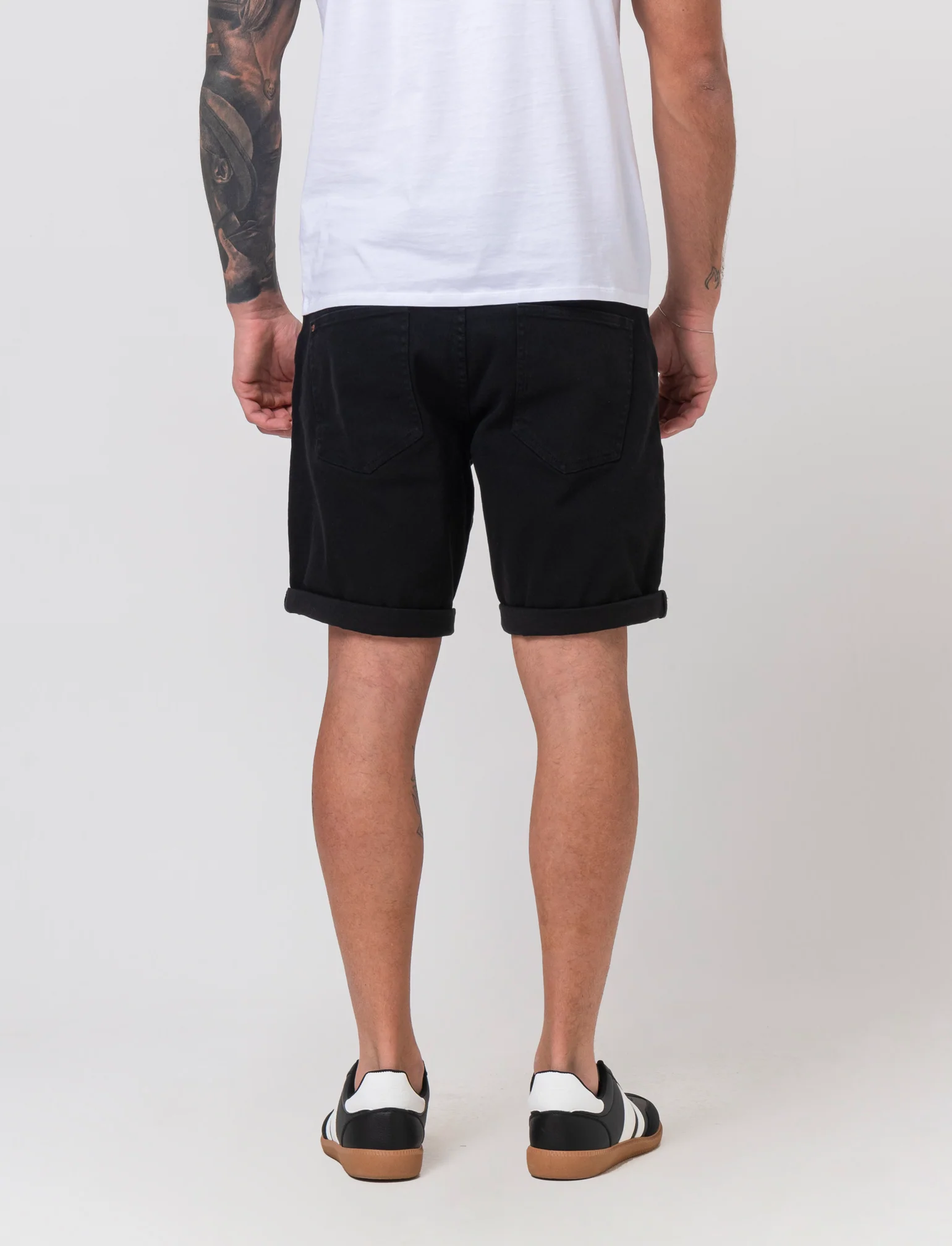 Bermuda jeans regular fit: da uomo - Nero - Image 2