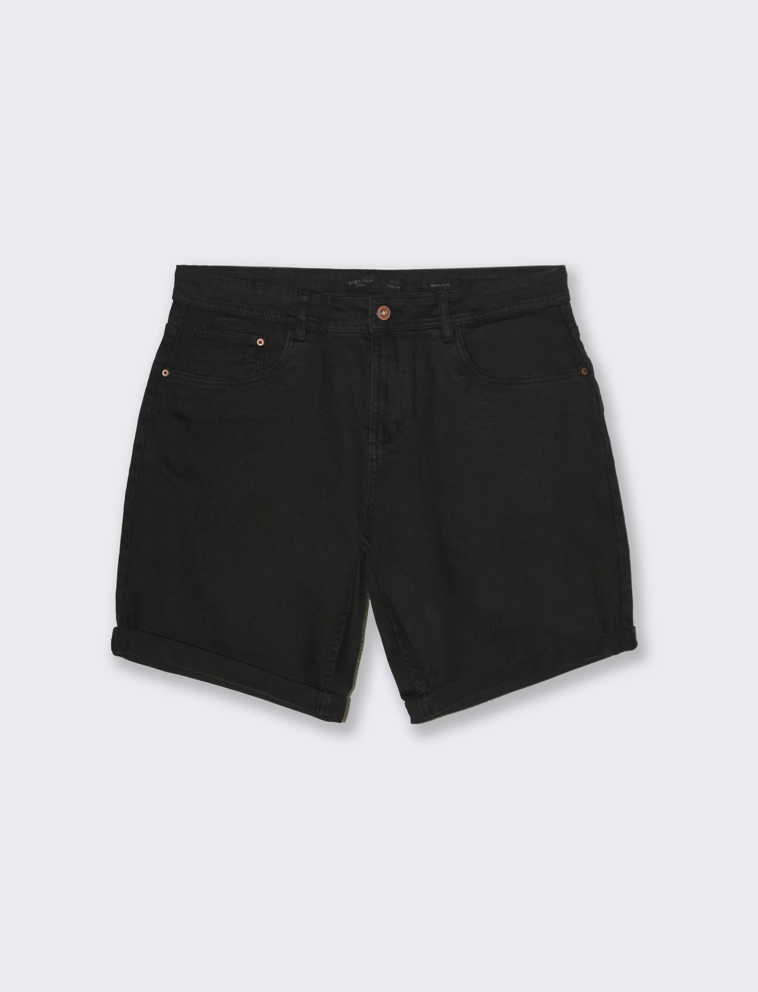 Bermuda jeans regular fit: da uomo - Nero - Image 4