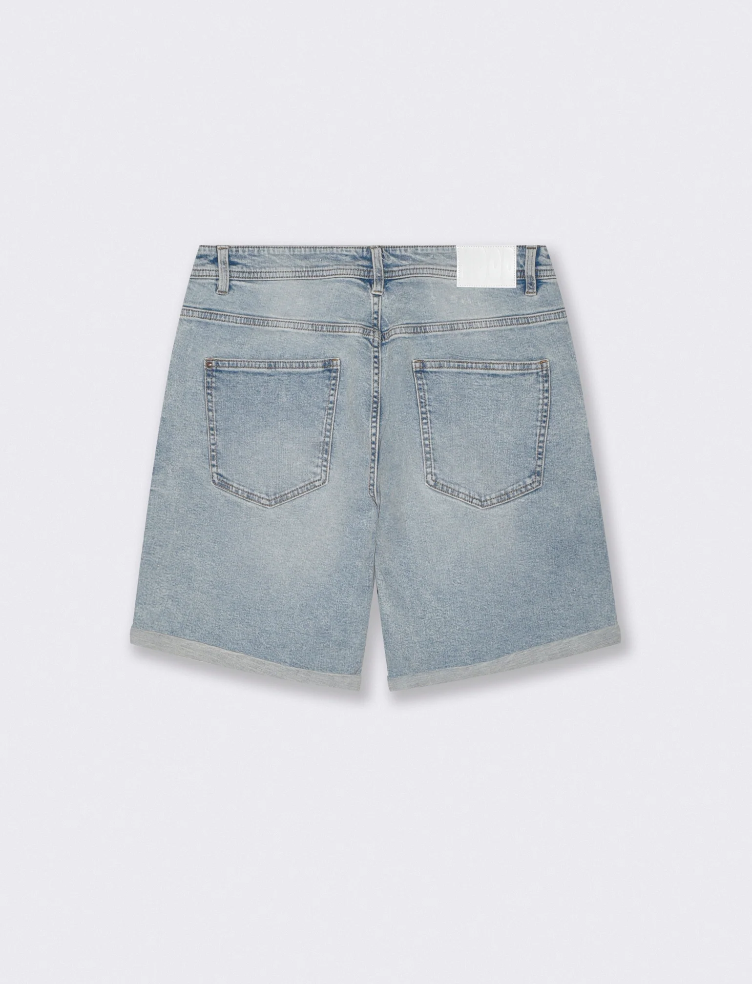 Bermuda Jeans Regular Fit in 5 Colori - Denim chiaro - Image 2