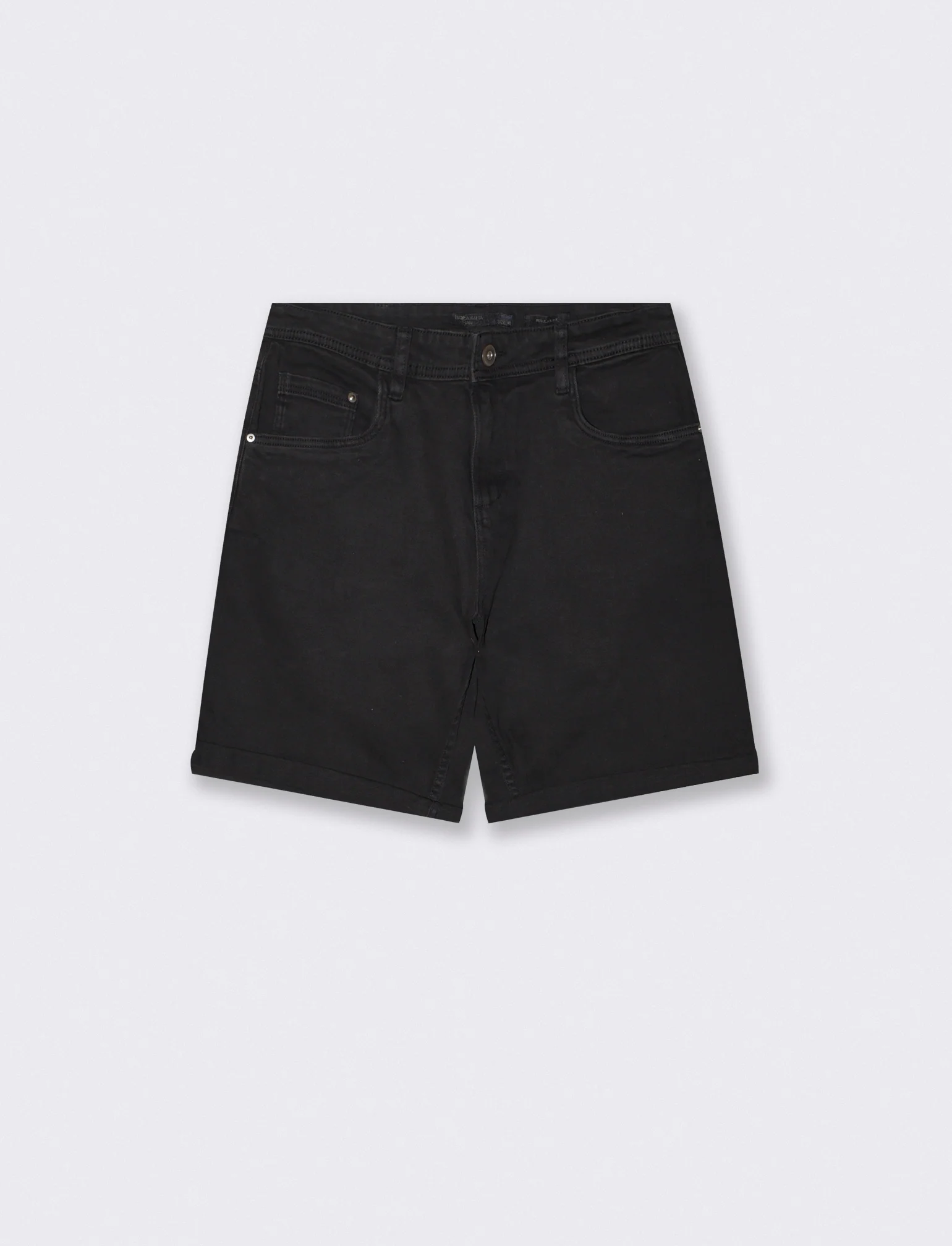 Bermuda Jeans Regular Fit in 5 Colori - Nero