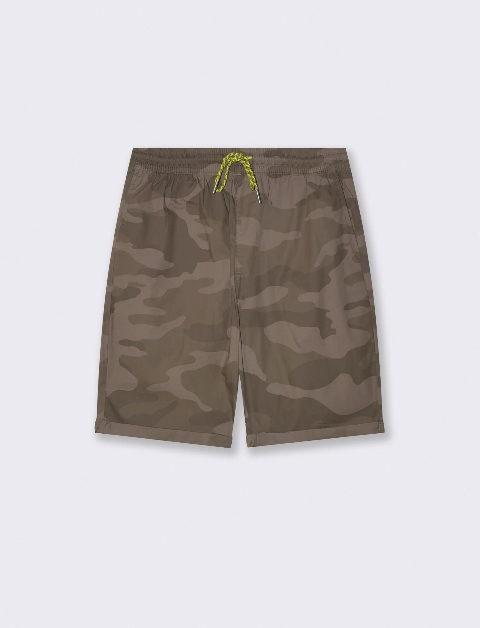 Bermuda Jogger Camouflage Regular Fit - Verde mimetico