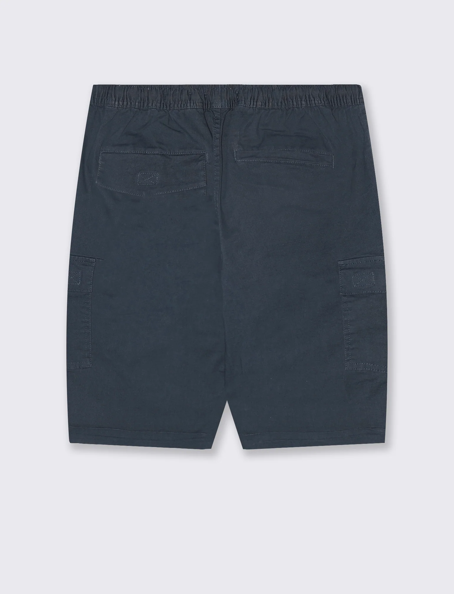 Bermuda Jogger Cargo Fit in Cotone Stretch - Avion - Image 2