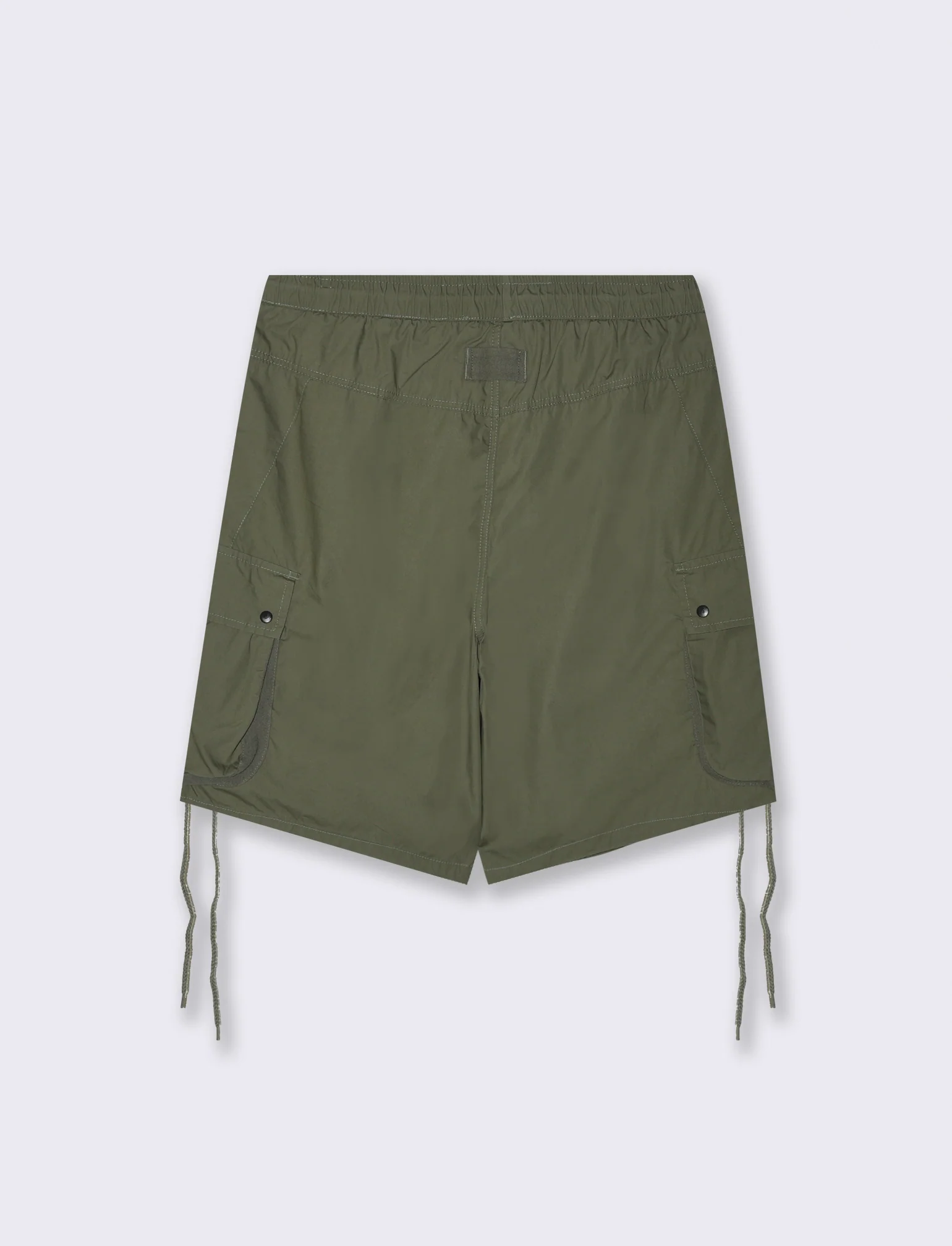 Bermuda jogger cargo relaxed fit da uomo - Verde militare - Image 2