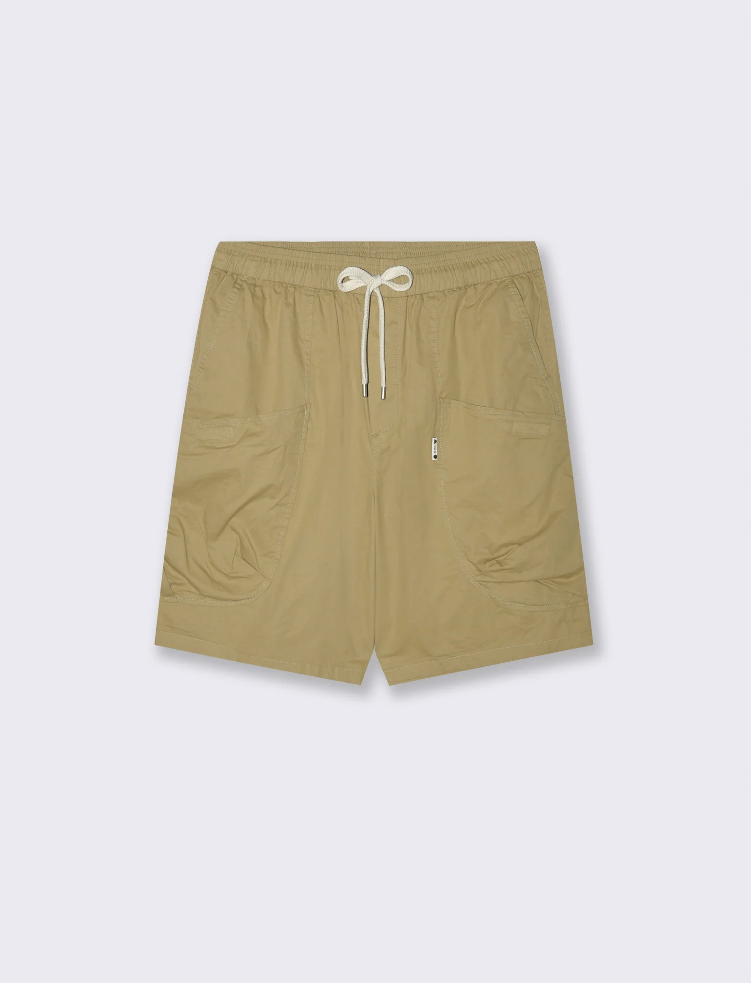 Bermuda jogger cargo relaxed fit da uomo - Verde salvia - Image 4