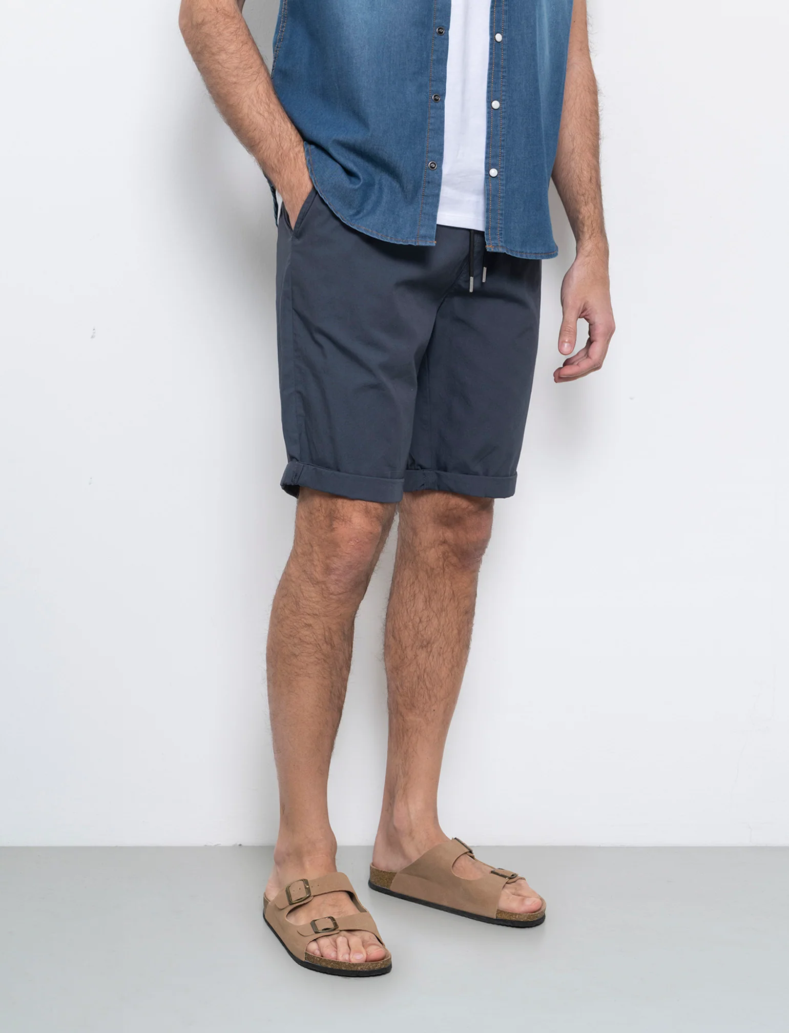 Bermuda jogger in cotone leggero da uomo - Avion