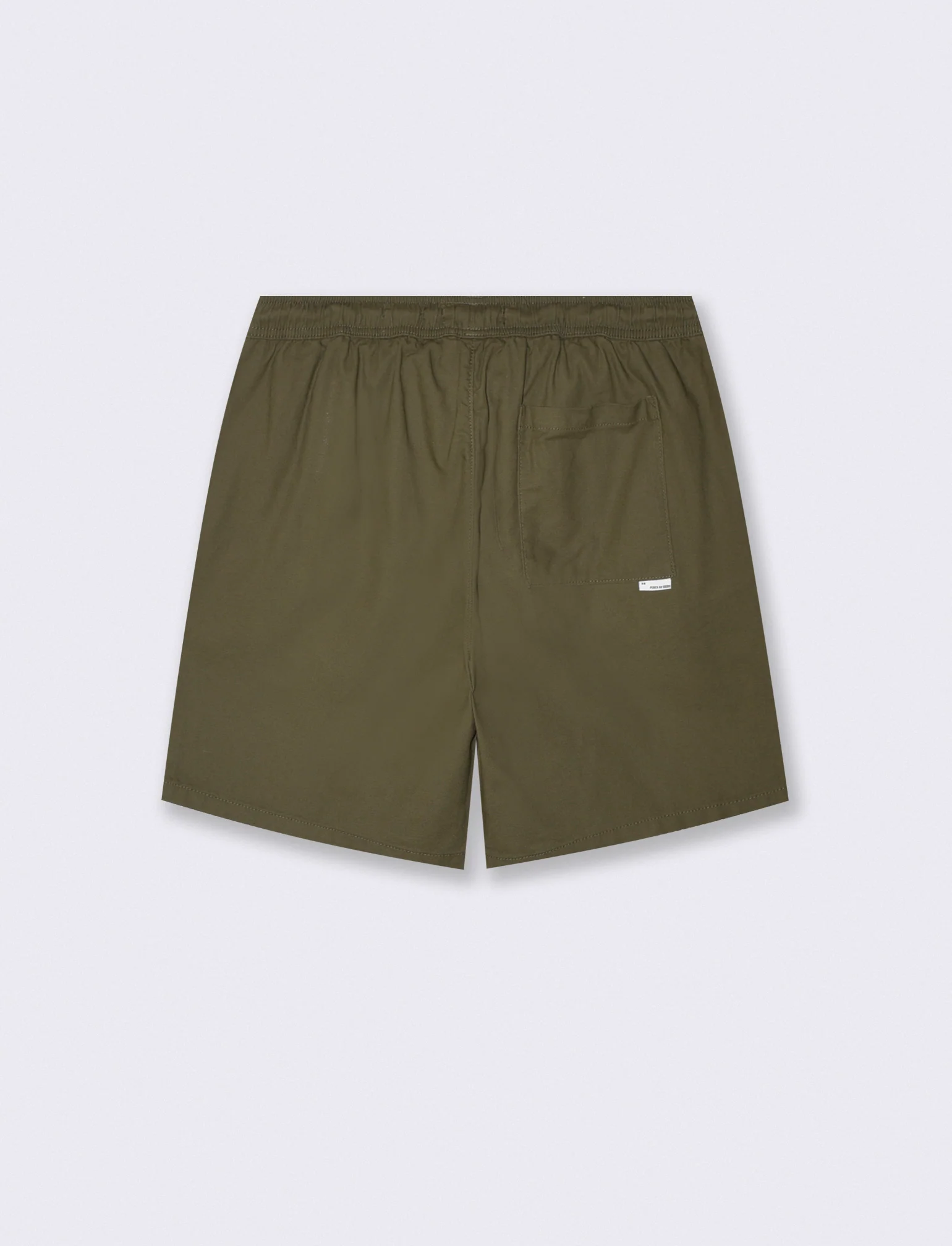 Bermuda Jogger in Cotone Strutturato - Verde militare - Image 2