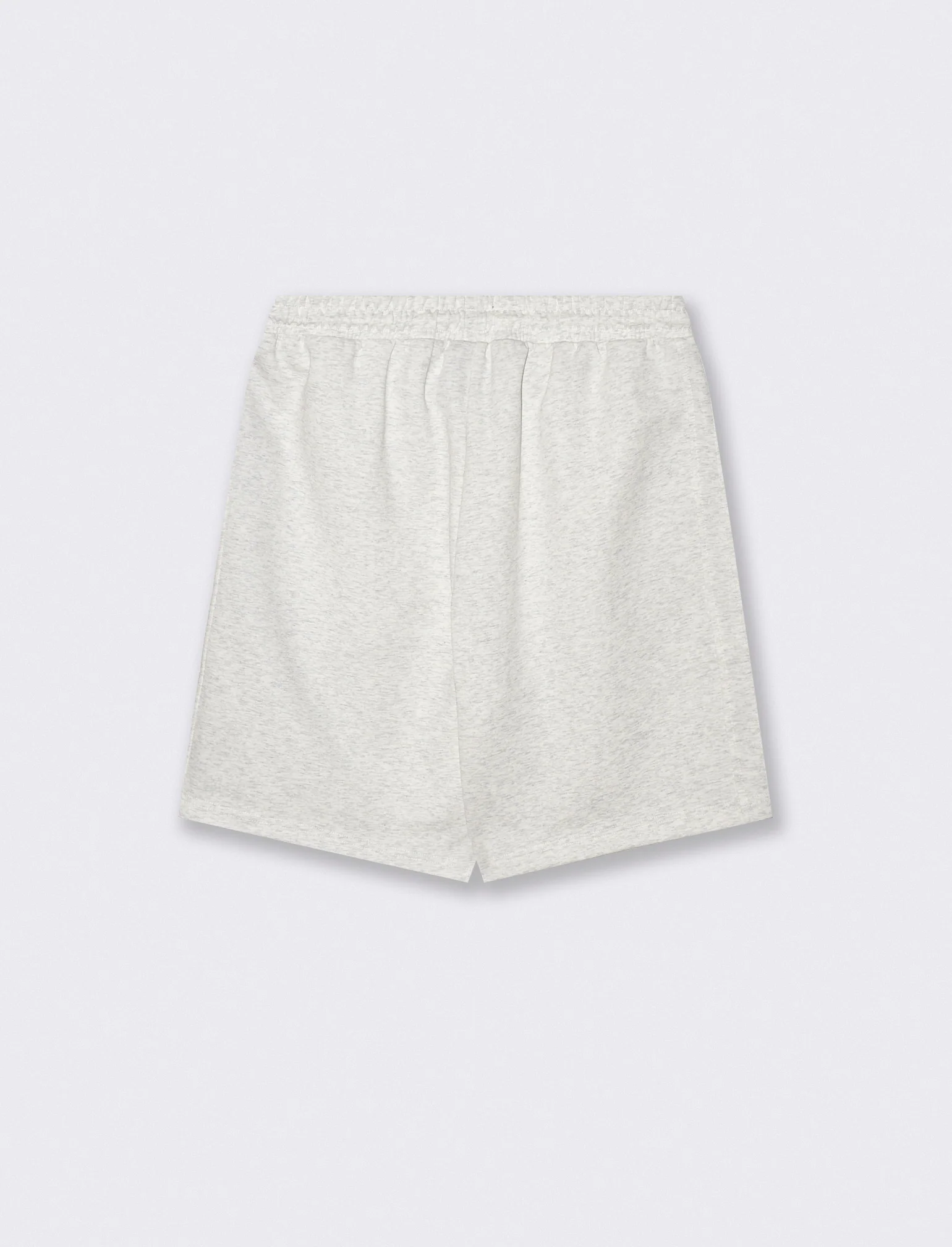 Bermuda jogger in interlock misto cotone - Grigio mel. - Image 2