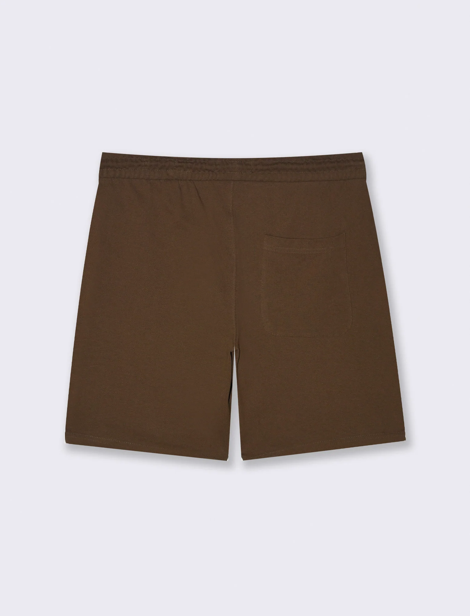 Bermuda jogger in piquet di cotone da uomo - Moro - Image 5
