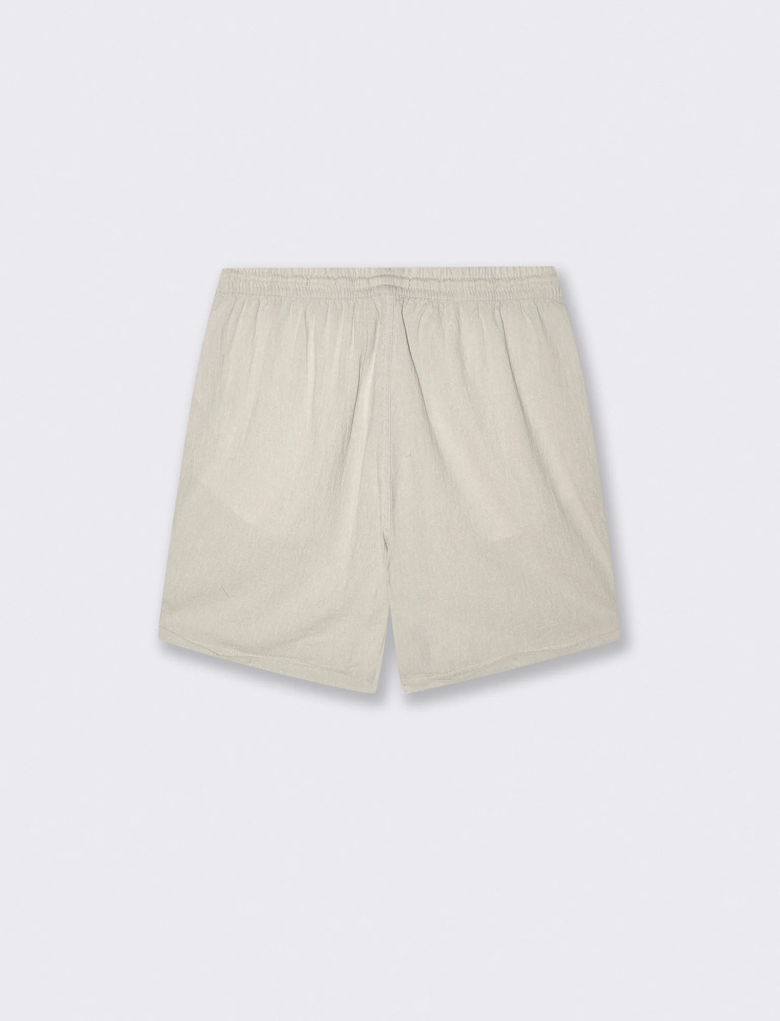 Bermuda Jogger in Tessuto Goffrato - Grigio stone - Image 2