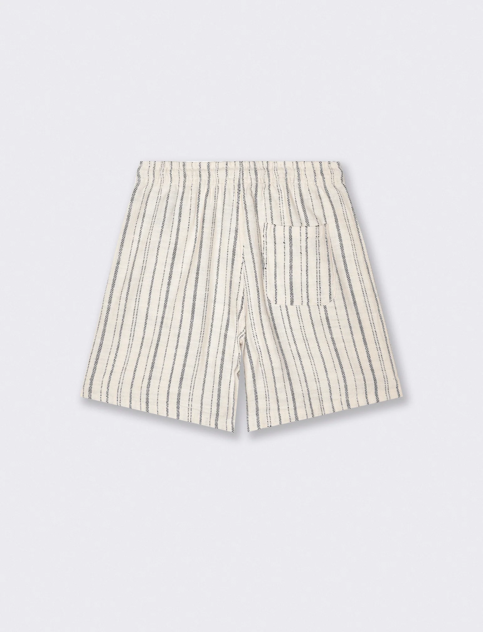 Bermuda jogger in tessuto jacquard - Beige ecru - Image 2