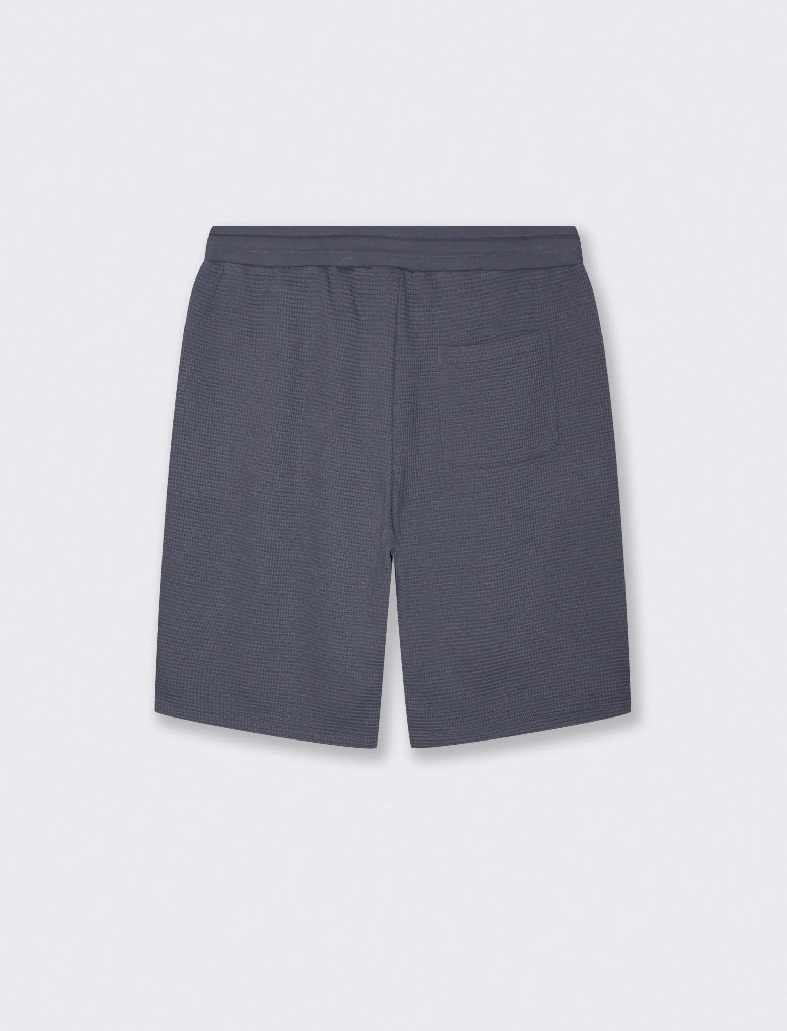 Bermuda Jogger in Tessuto Waffle - Avion - Image 2