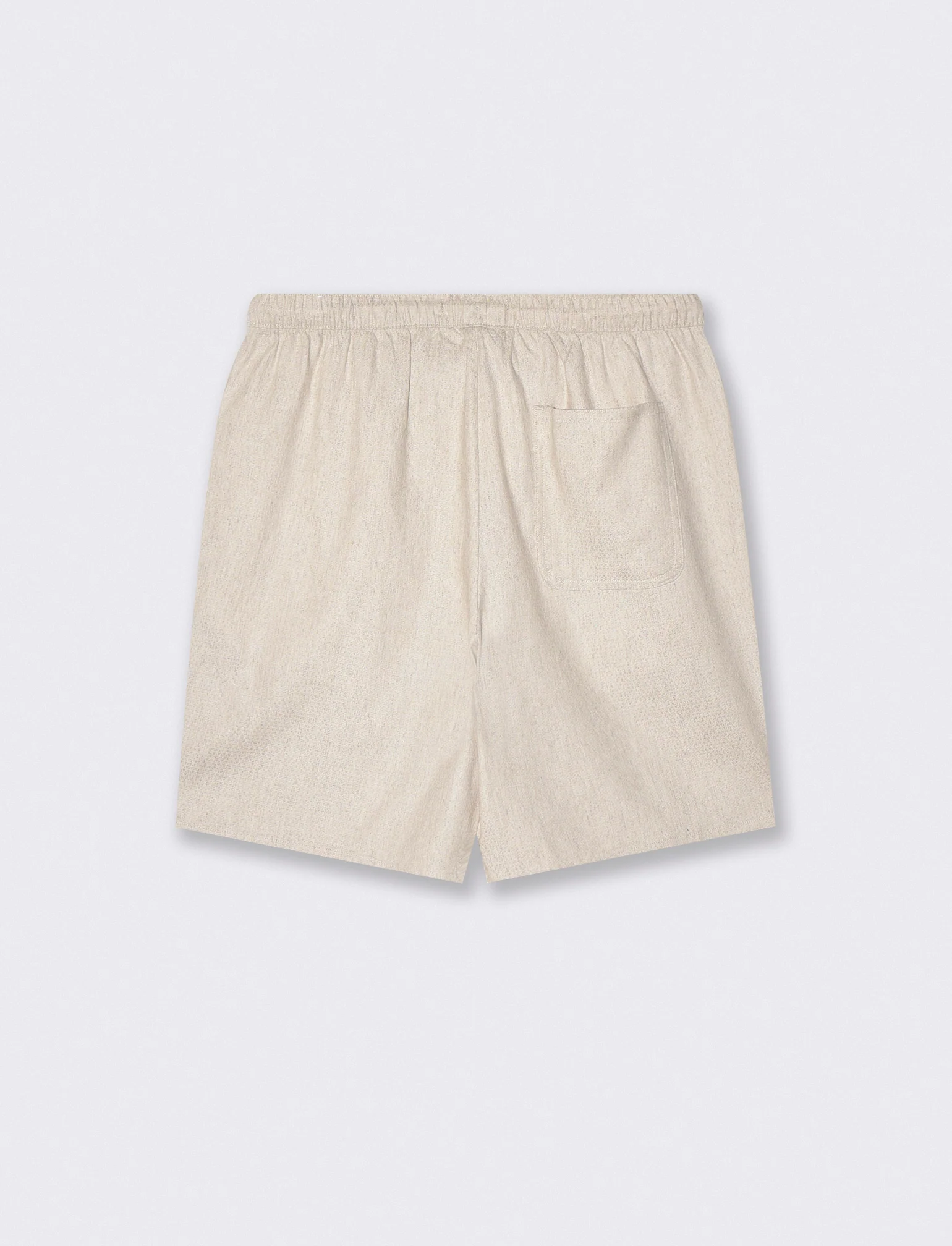 Bermuda Jogger Jacquard Relaxed Fit - Sabbia - Image 2