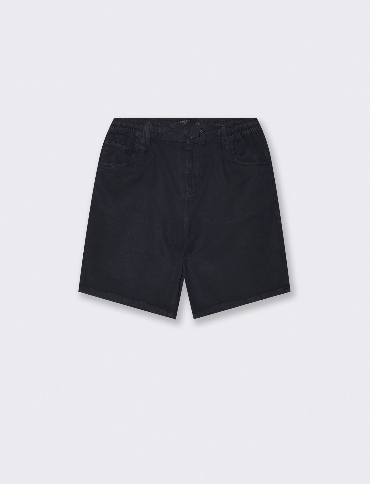 Bermuda Jogger Lyocell Cotone Denim - Blu