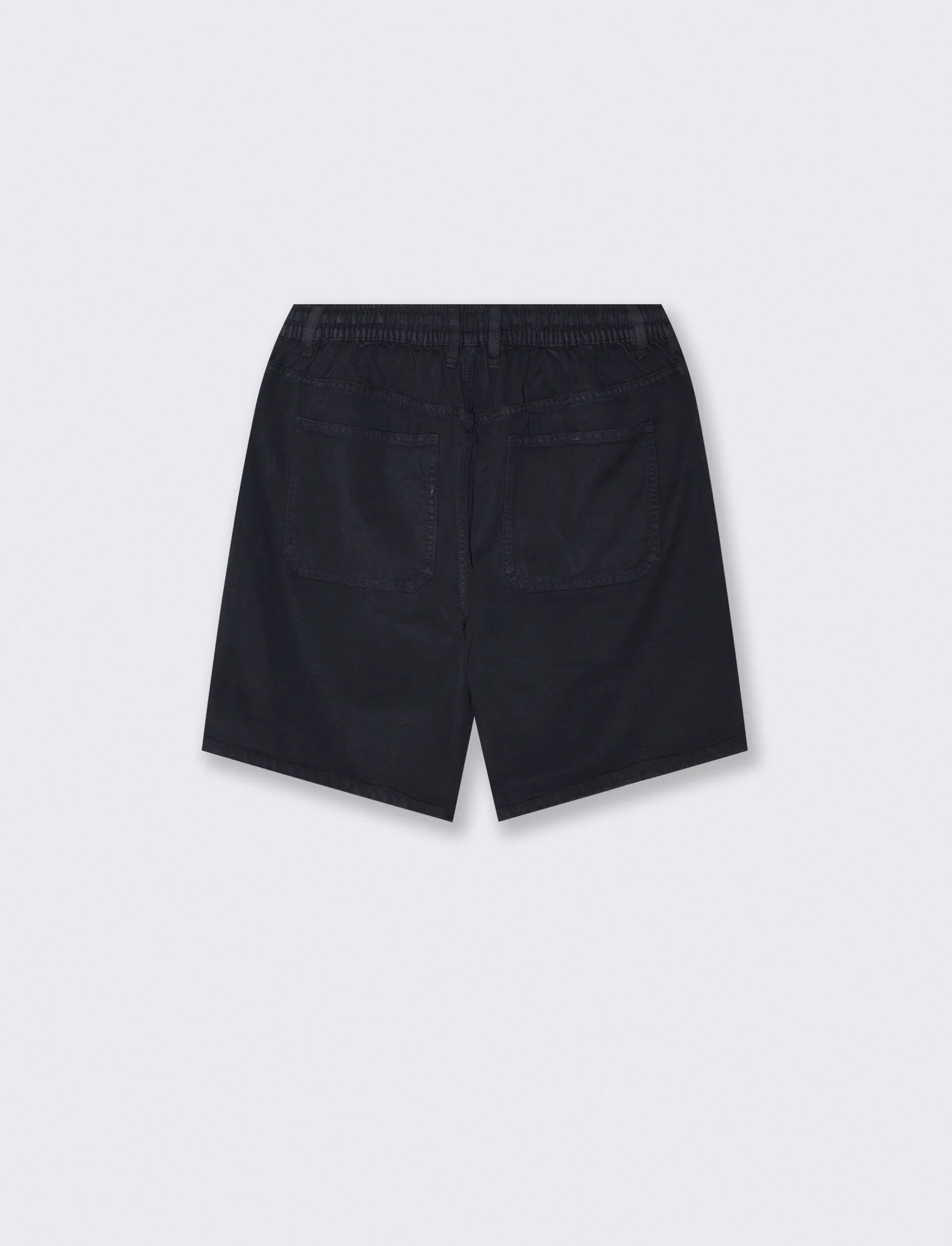 Bermuda Jogger Lyocell Cotone Denim - Blu - Image 2