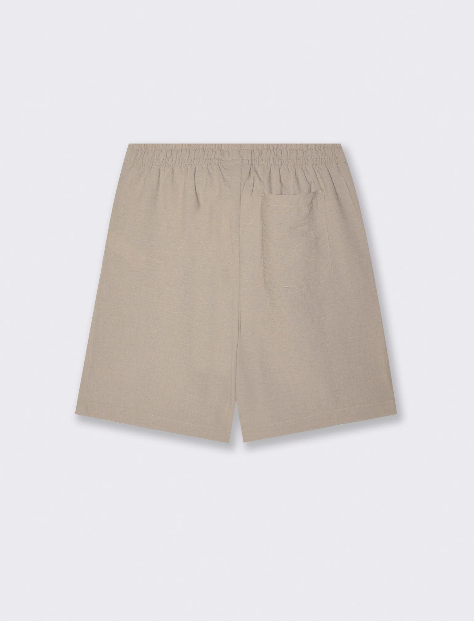 Bermuda Jogger Relaxed Effetto Lino - Verde kaki - Image 2