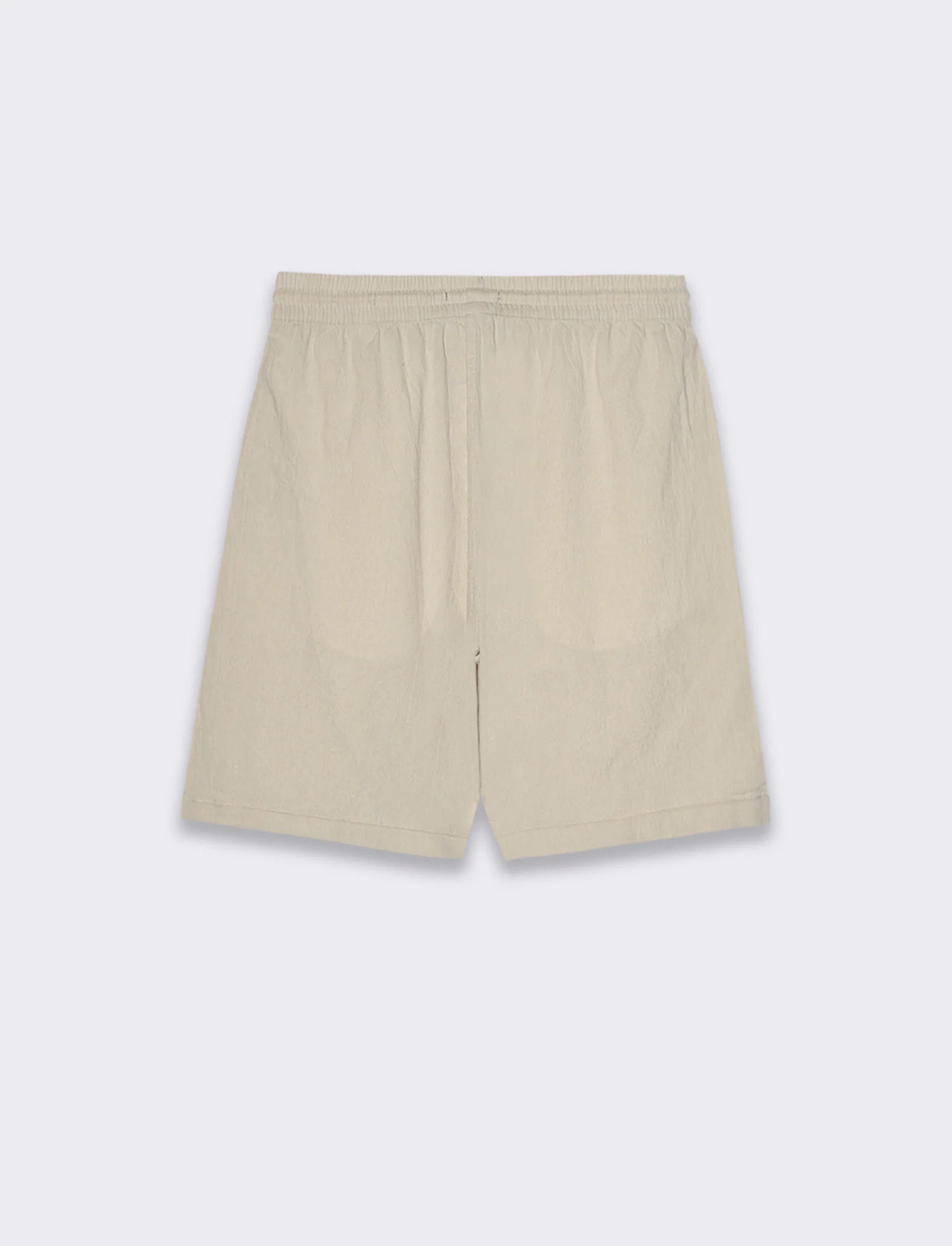Bermuda jogger tessuto goffrato da uomo - Grigio ghiaccio - Image 2