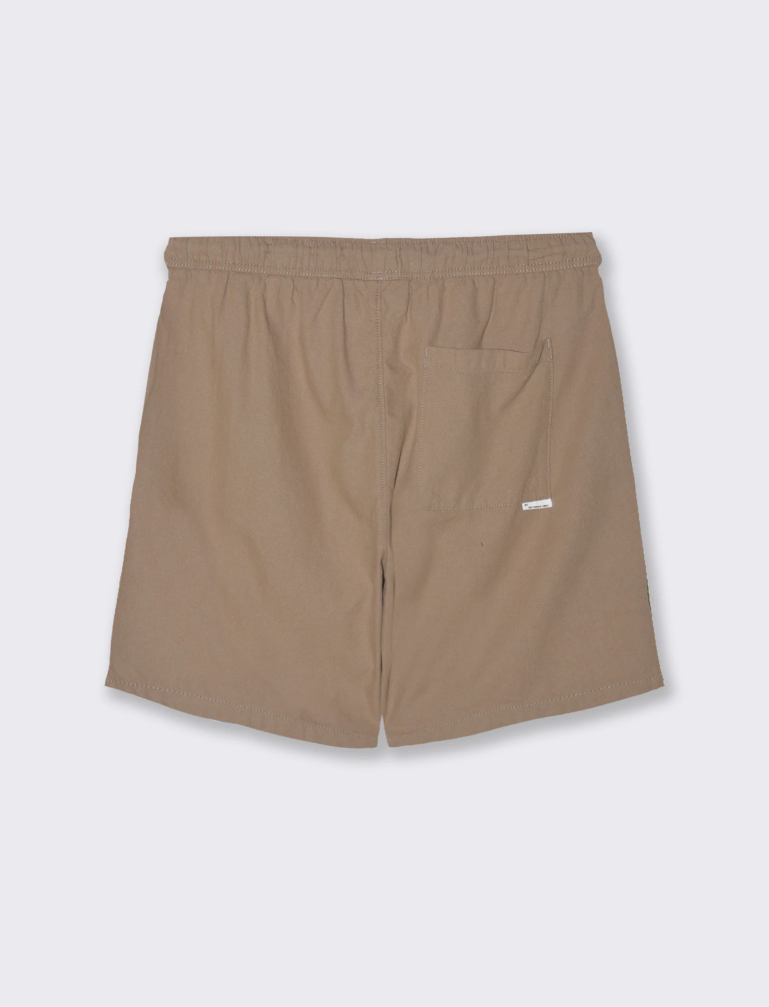 Bermuda jogger tessuto strutturato da uomo - Grigio tortora - Image 2