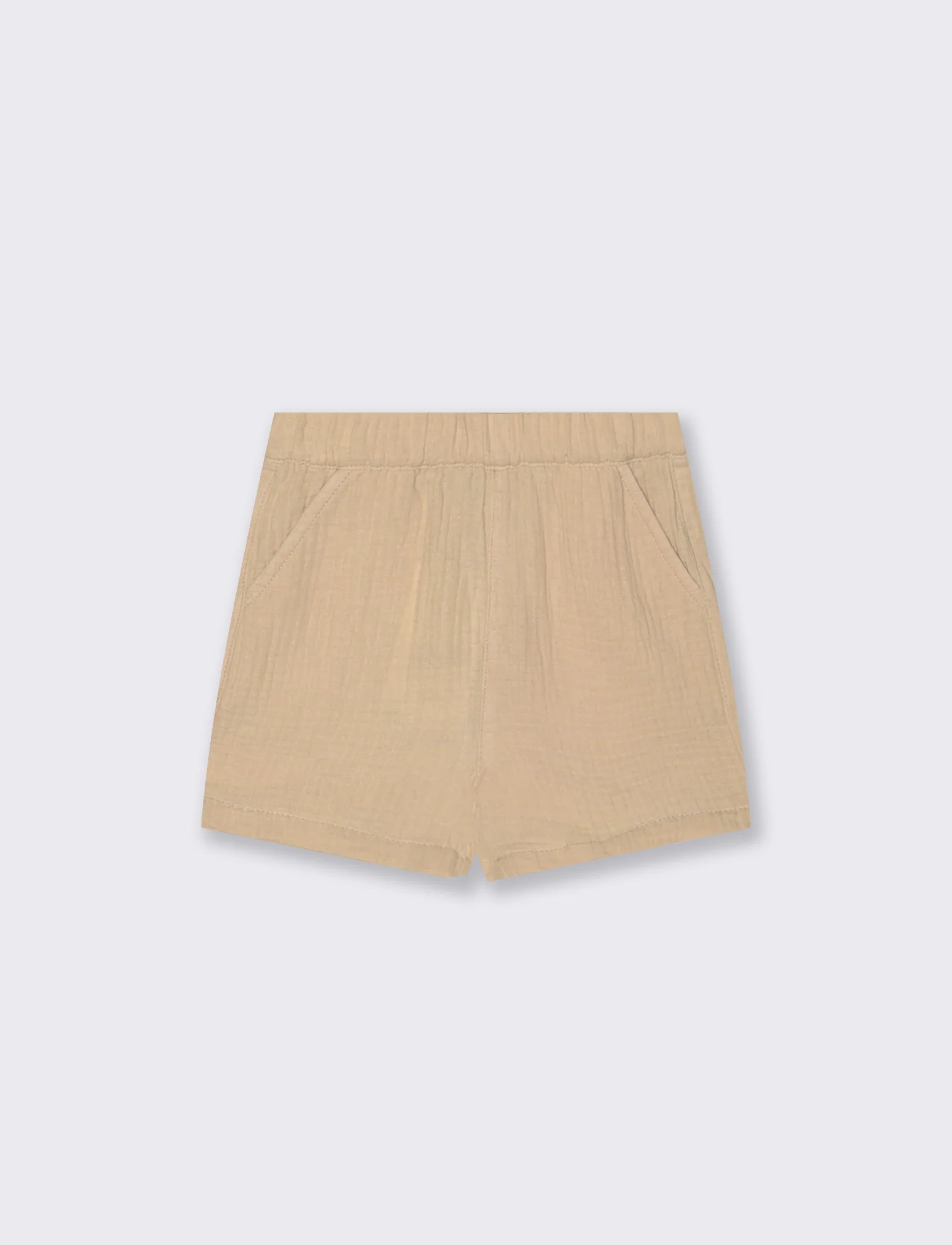Bermuda leggeri in tinta unita estiva - Beige