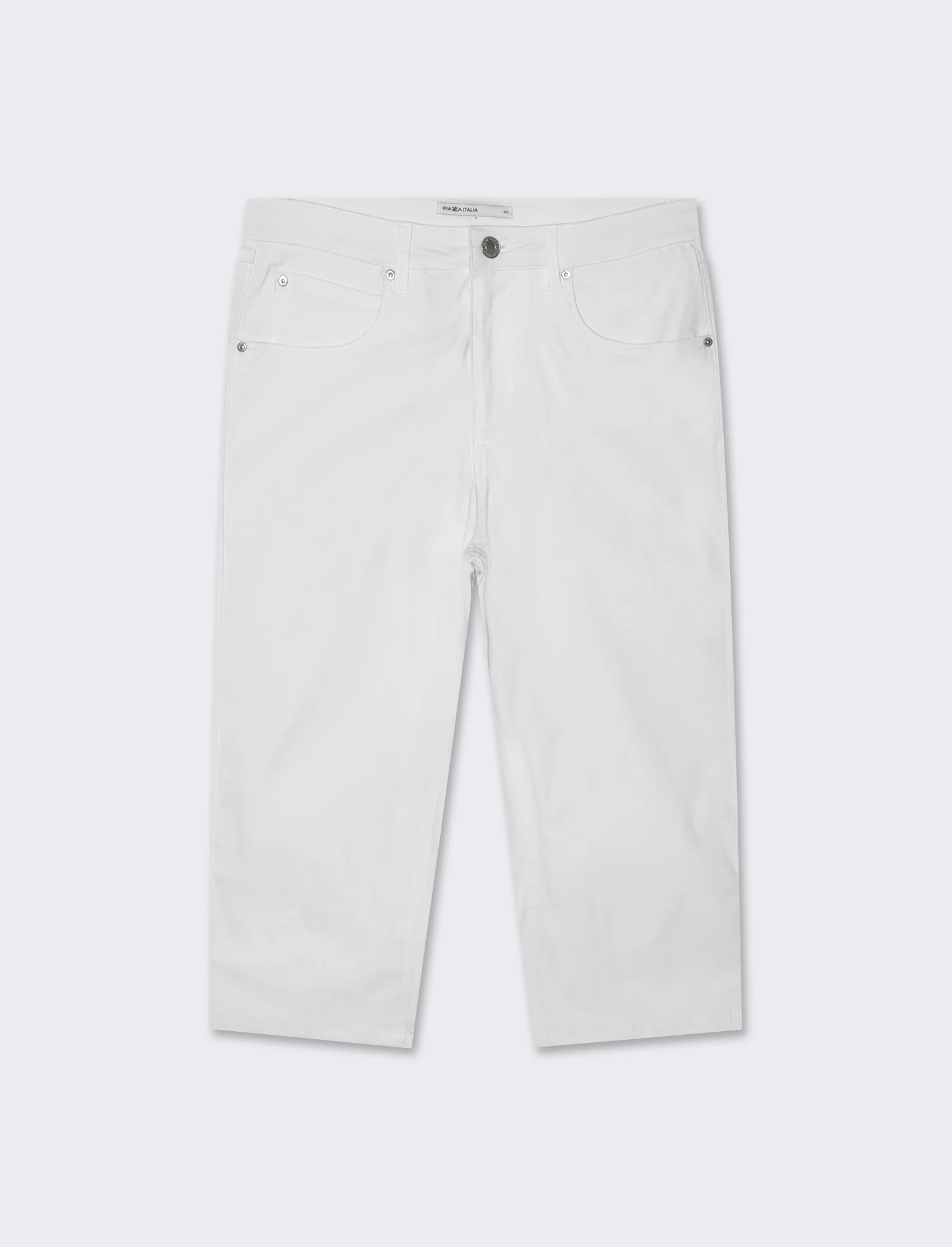 Bermuda modello capri da donna - Bianco - Image 4