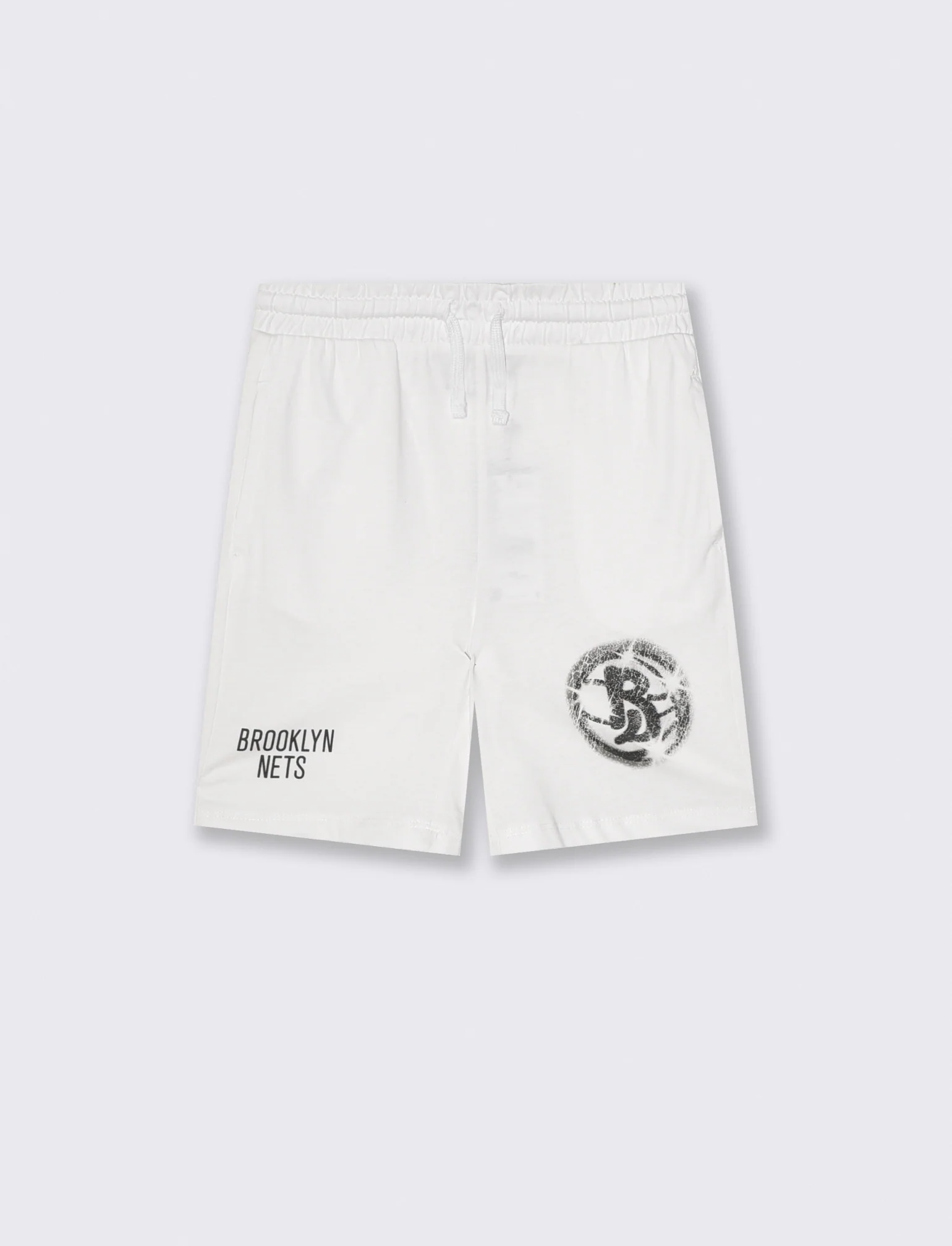Bermuda NBA in cotone con coulisse - Bianco