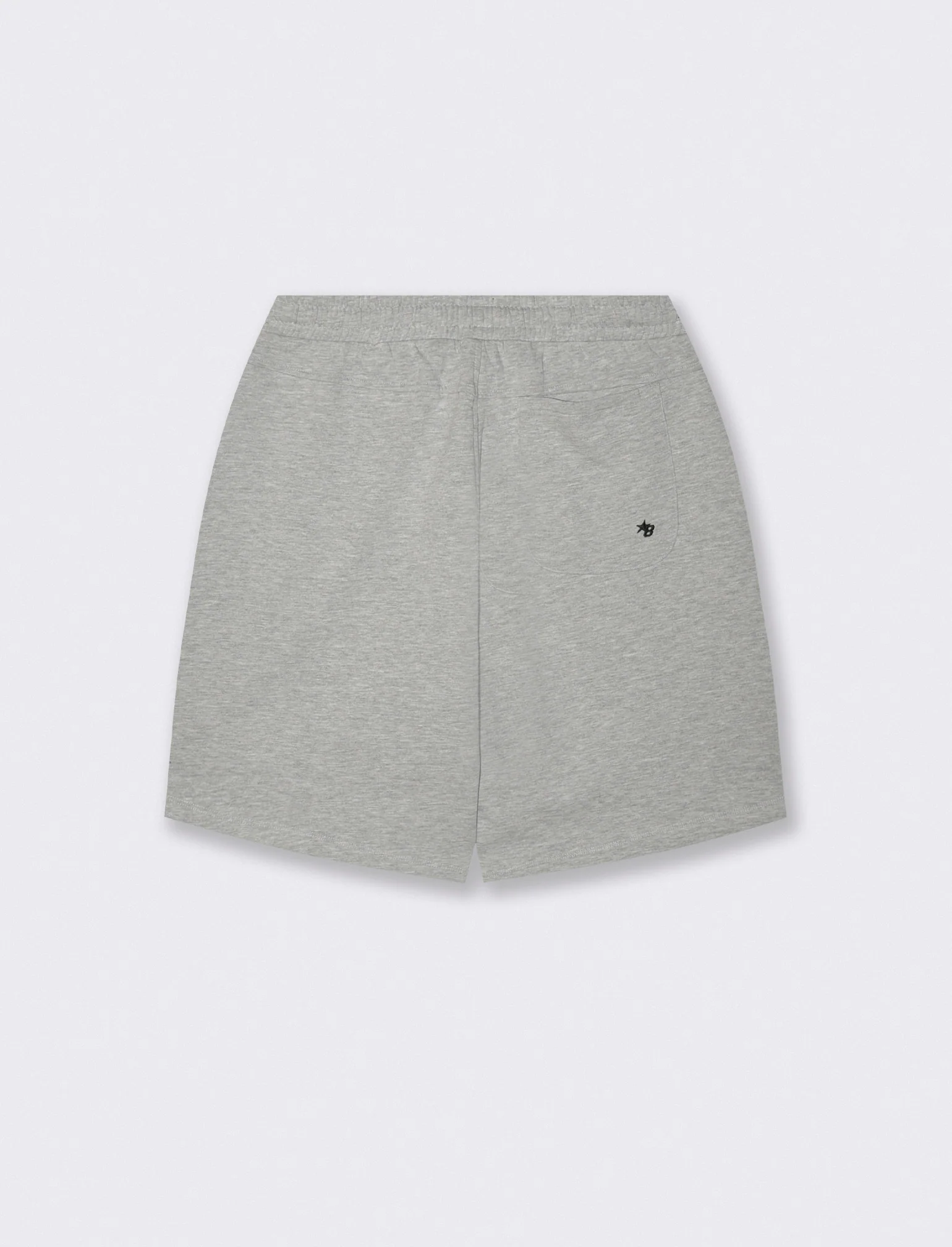 Bermuda Skater in Felpa con Vita Jogger - Grigio mel. - Image 2