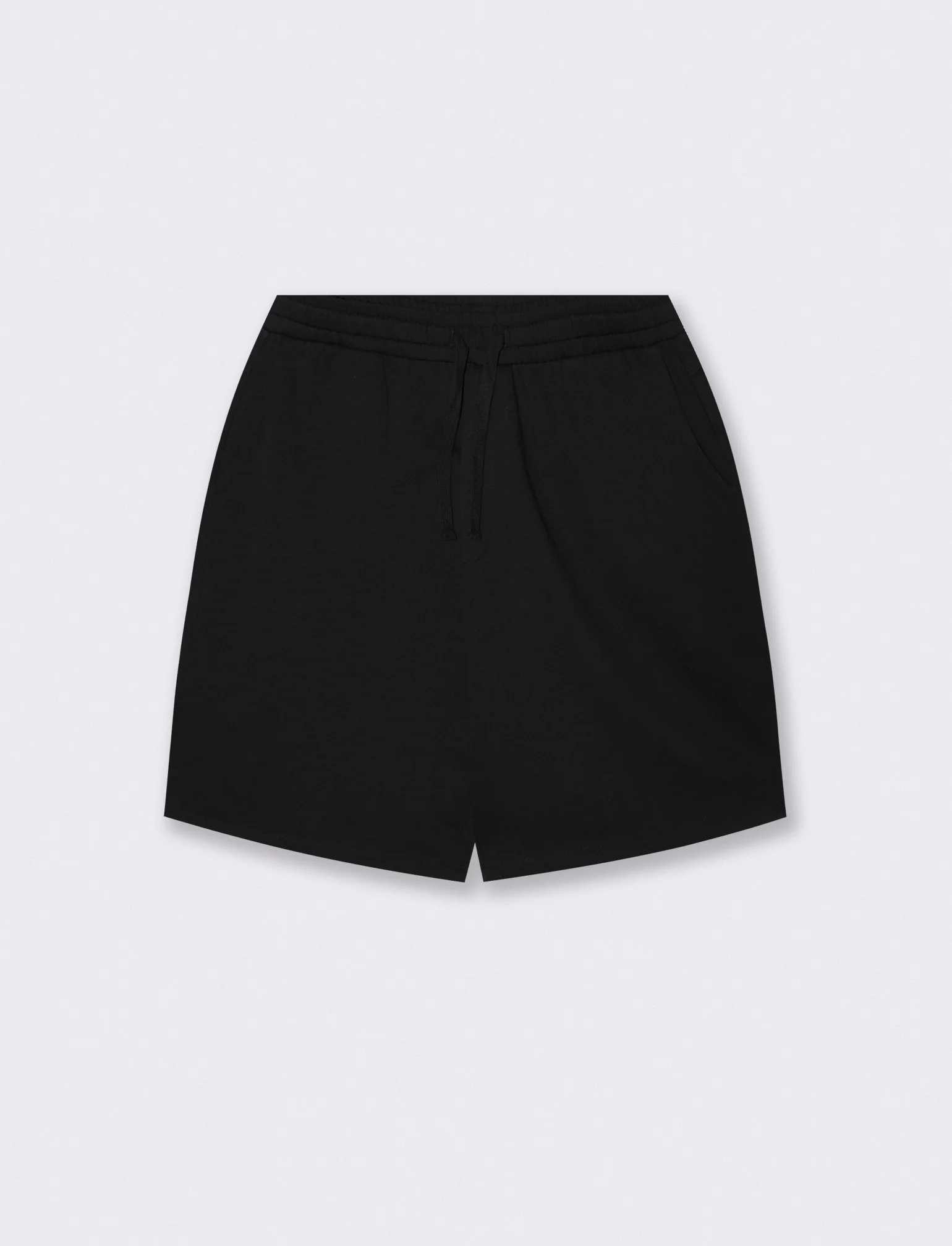 Bermuda Skater in Felpa con Vita Jogger - Nero