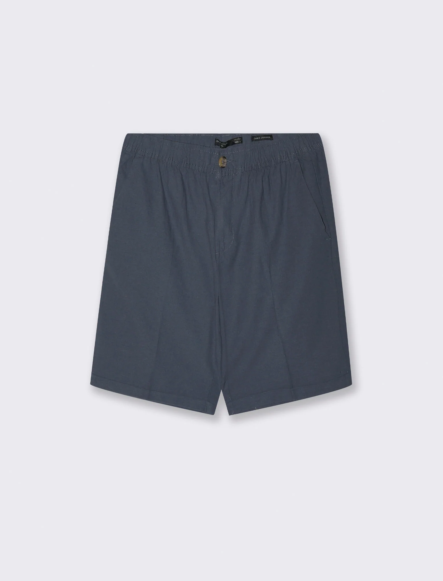Bermuda vita jogger misto lino da uomo - Avion - Image 4