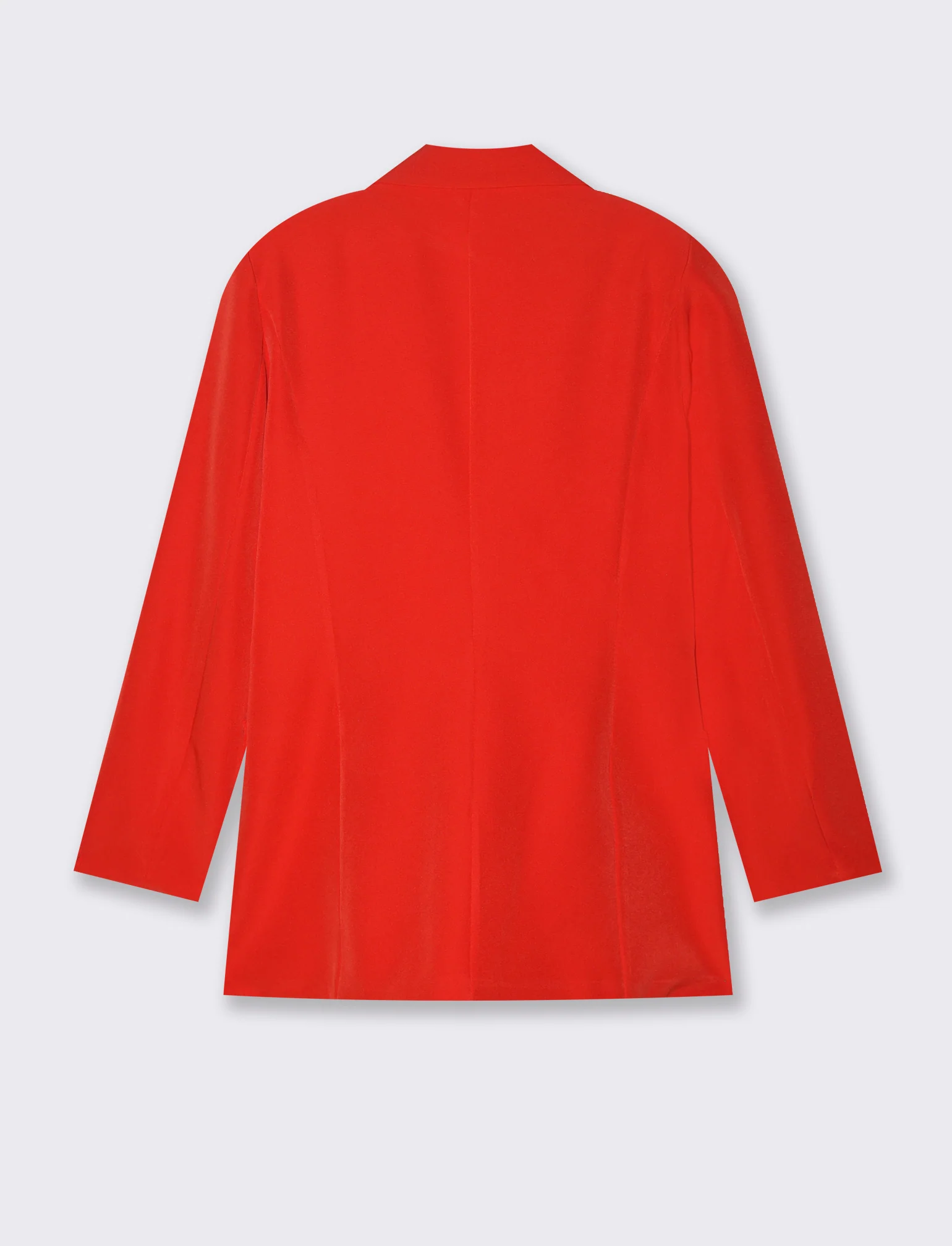 Blazer con collo revers e tasche con patta - Aragosta - Image 5