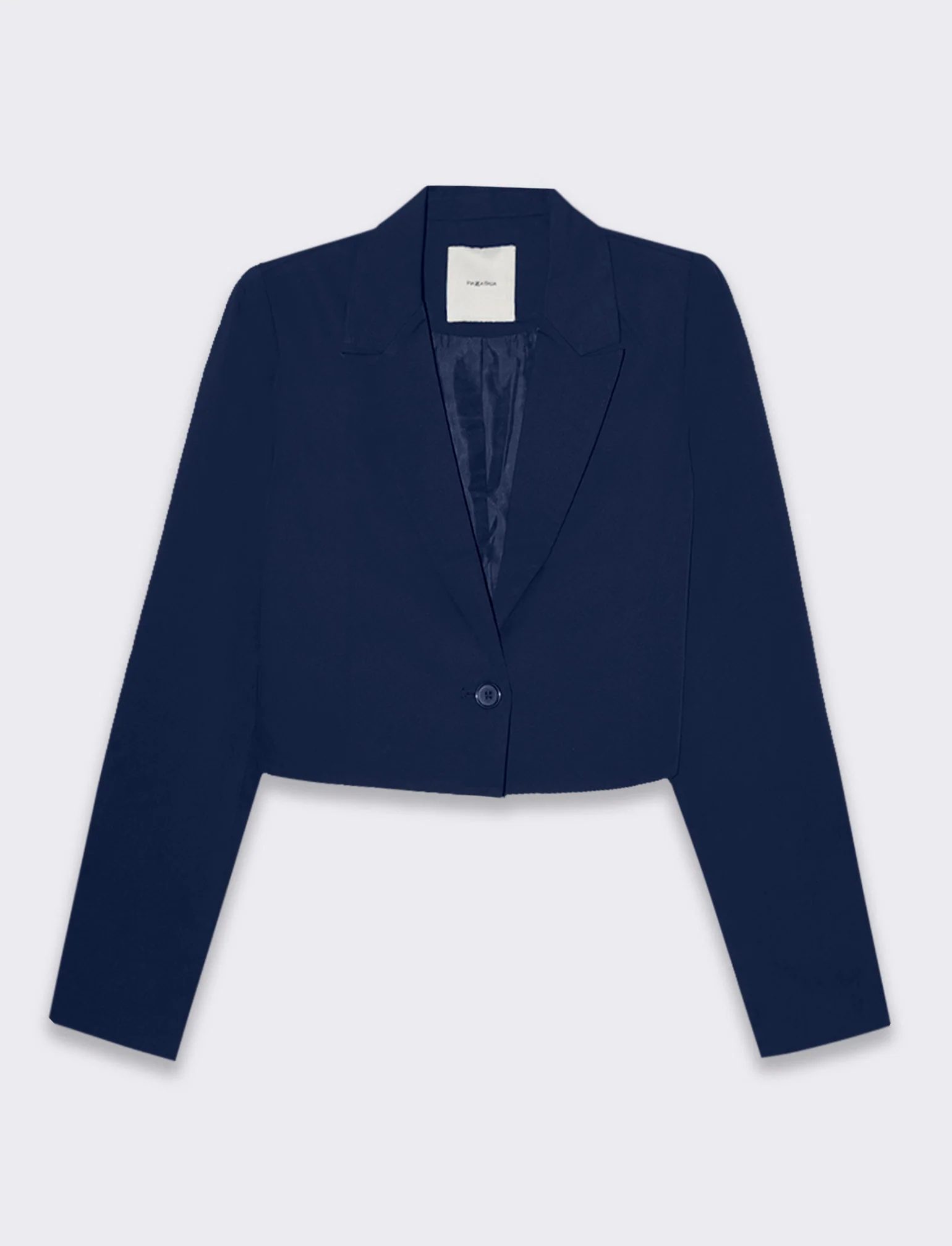 Blazer crop da donna - Blu - Image 4