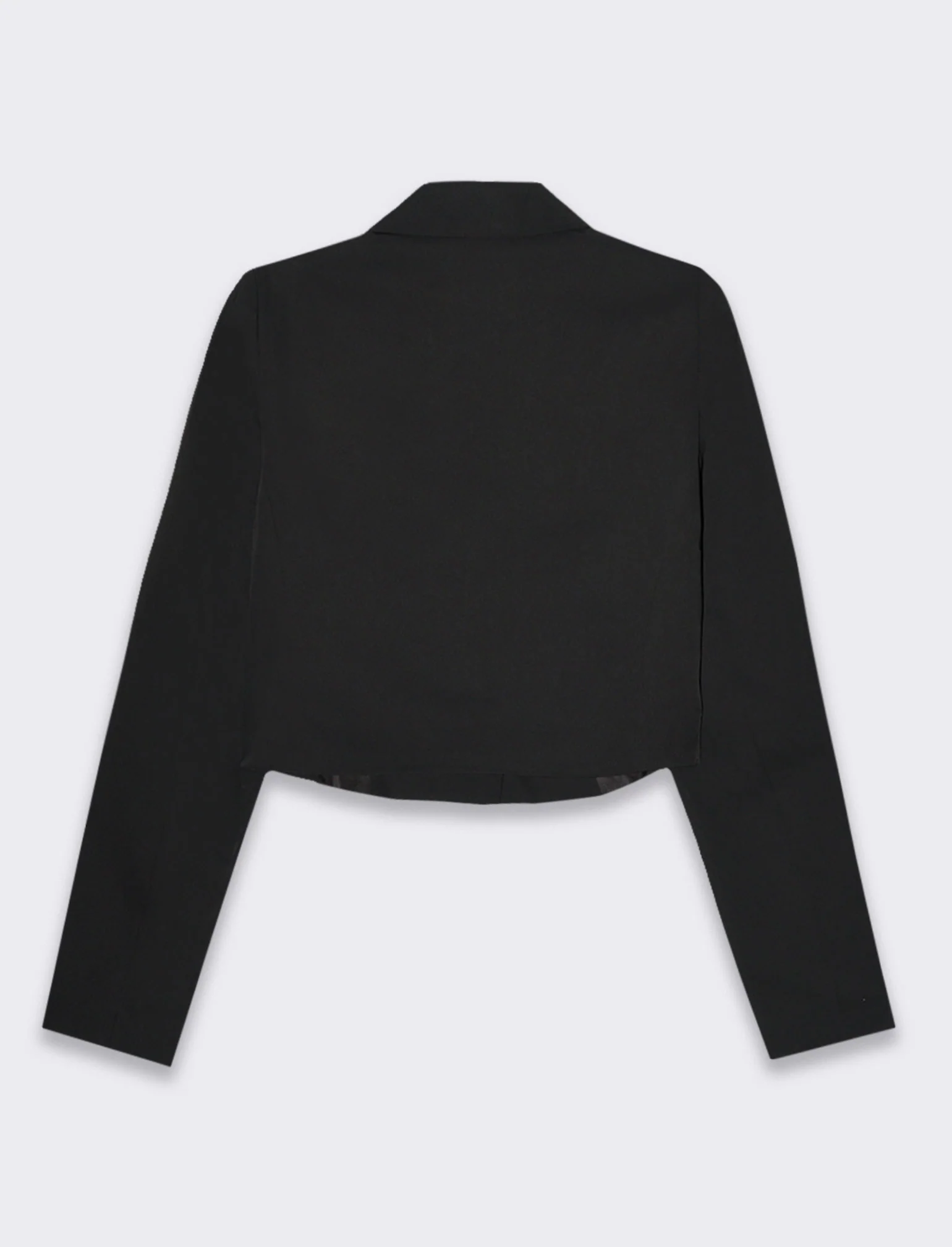 Blazer crop da donna - Nero - Image 2