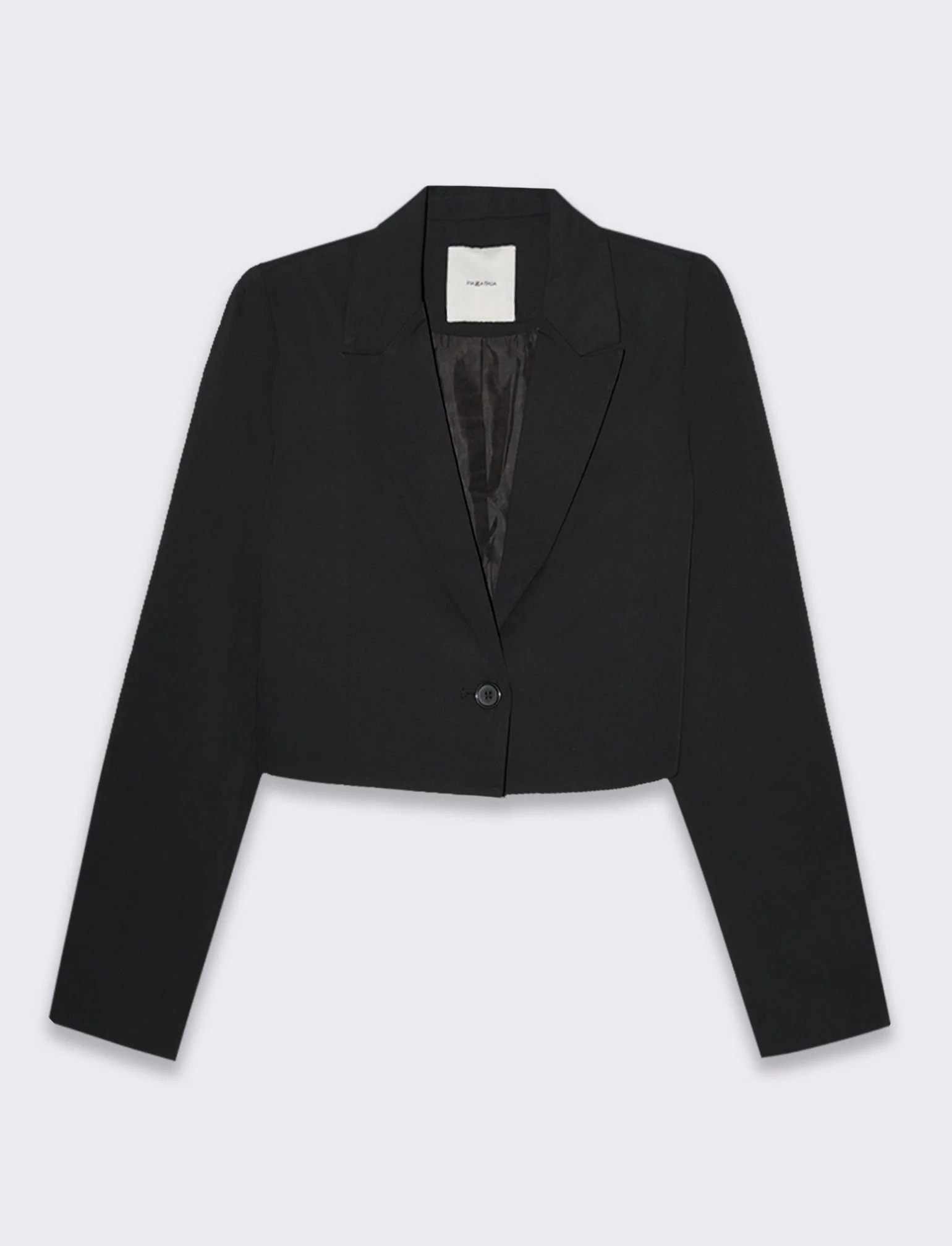 Blazer crop da donna - Nero - Image 4