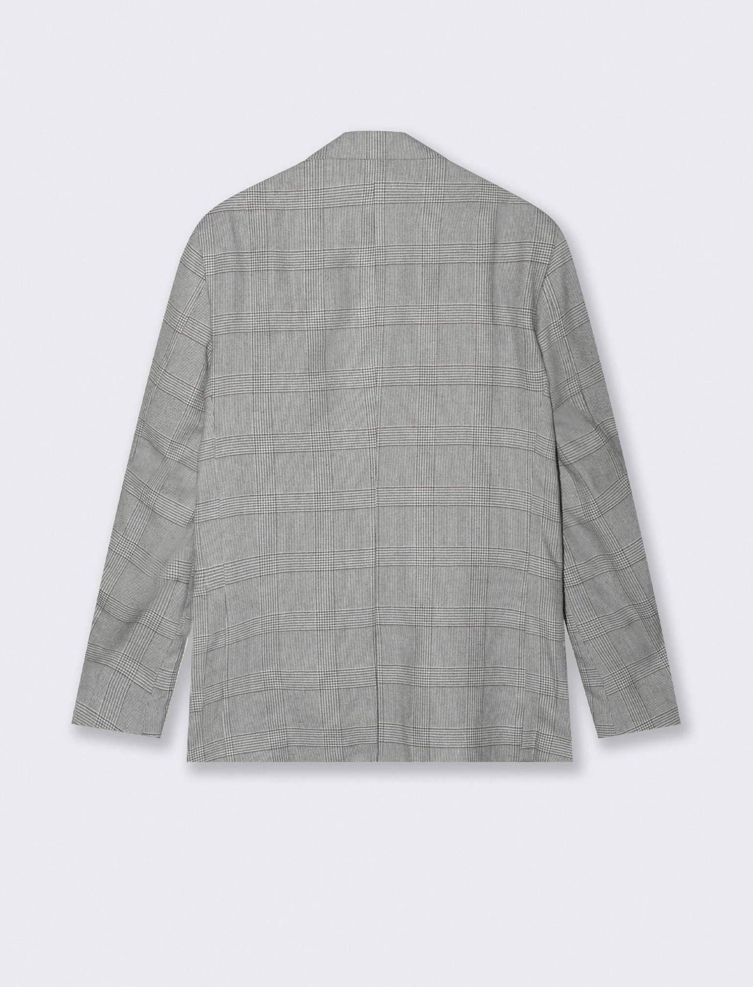 BLAZER DA COMPLETO A QUADRI FORMAL FIT - Grigio - Image 3