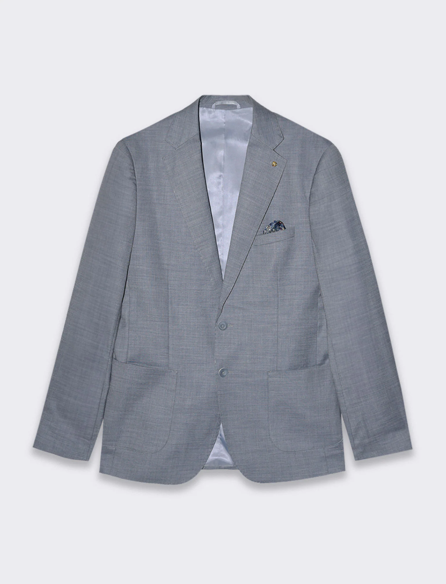 Blazer da completo formal fit da uomo - Blu