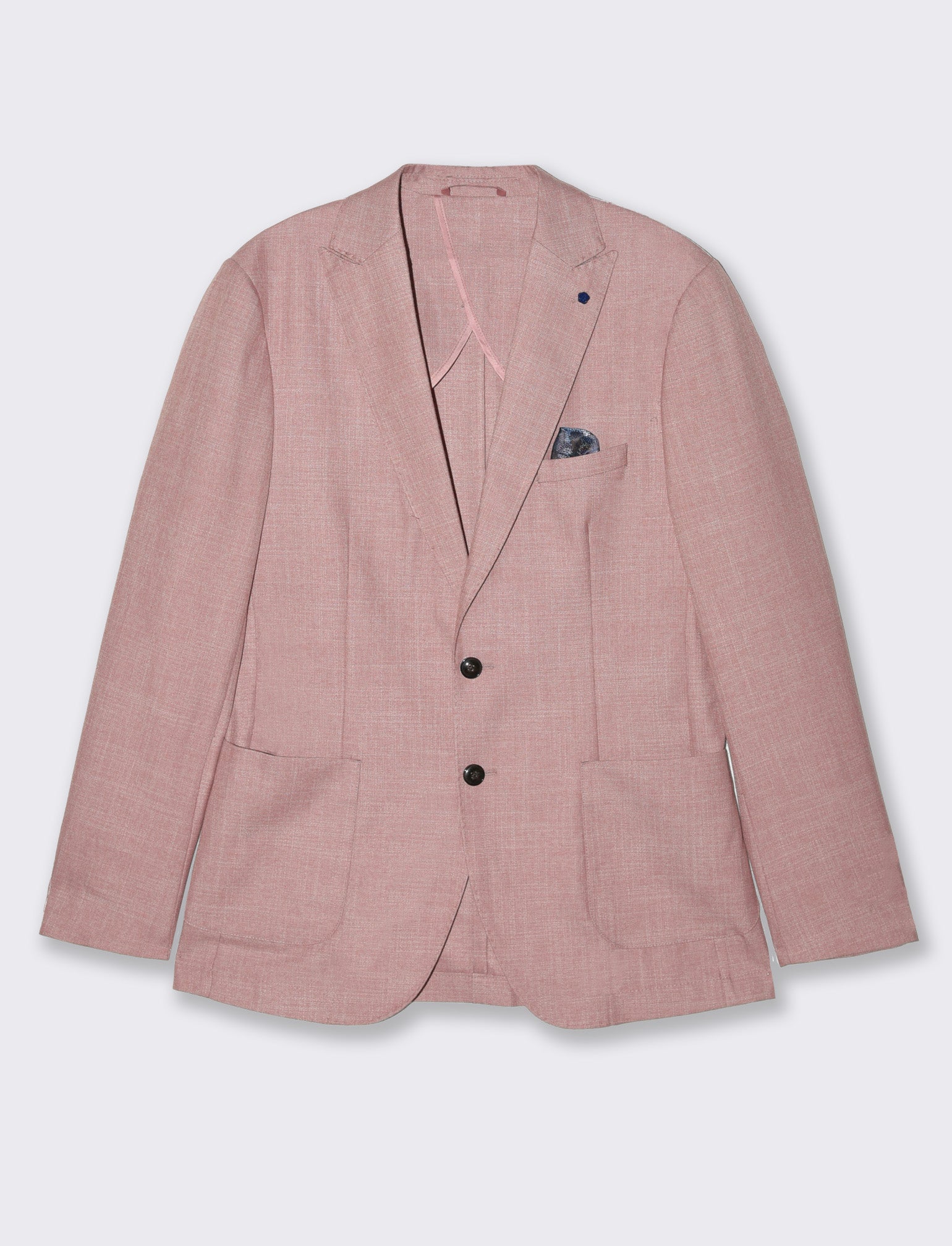 Blazer da completo formal fit da uomo - Corallo - Image 4