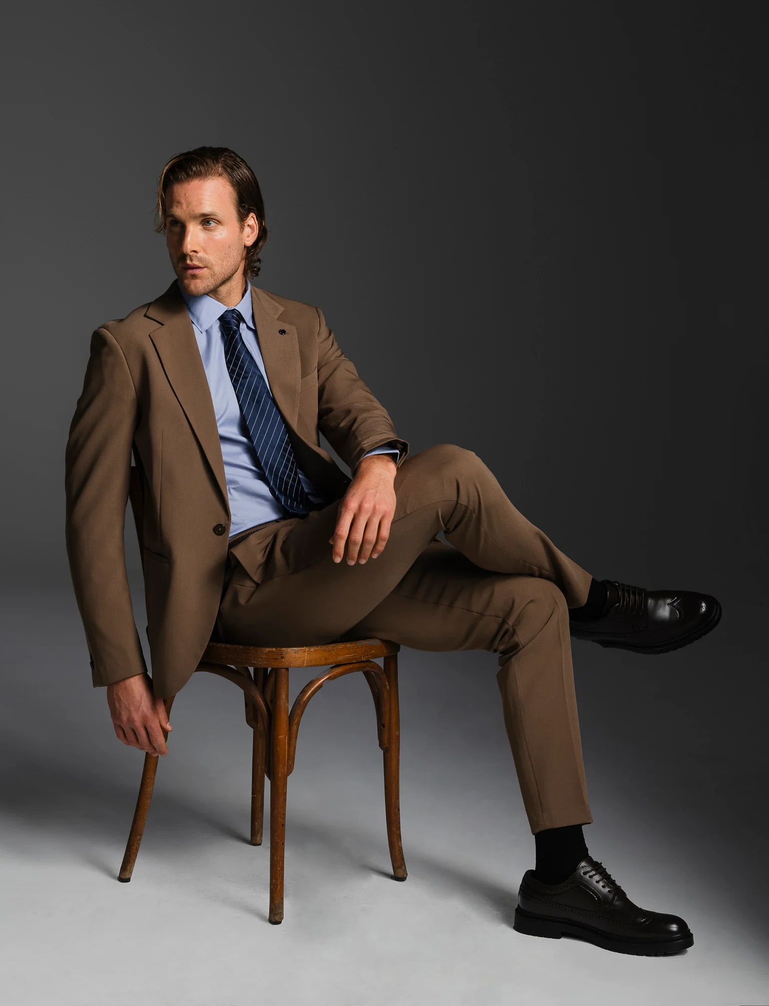 BLAZER DA COMPLETO FORMAL FIT - Grigio tortora - Image 2