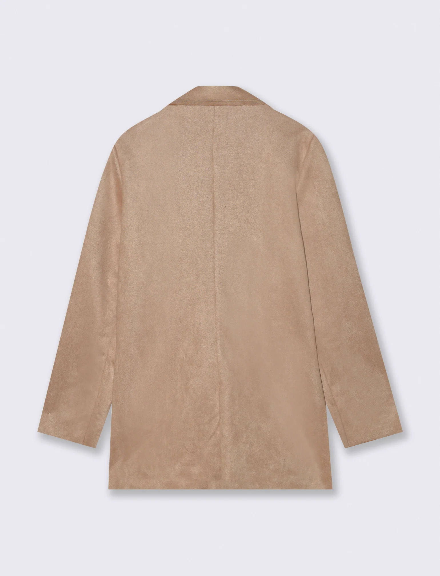 BLAZER IN TESSUTO EFFETTO DAINETTO - Cammello - Image 5