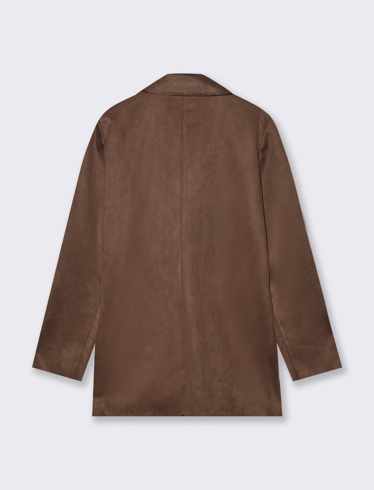 BLAZER IN TESSUTO EFFETTO DAINETTO - Moro - Image 2