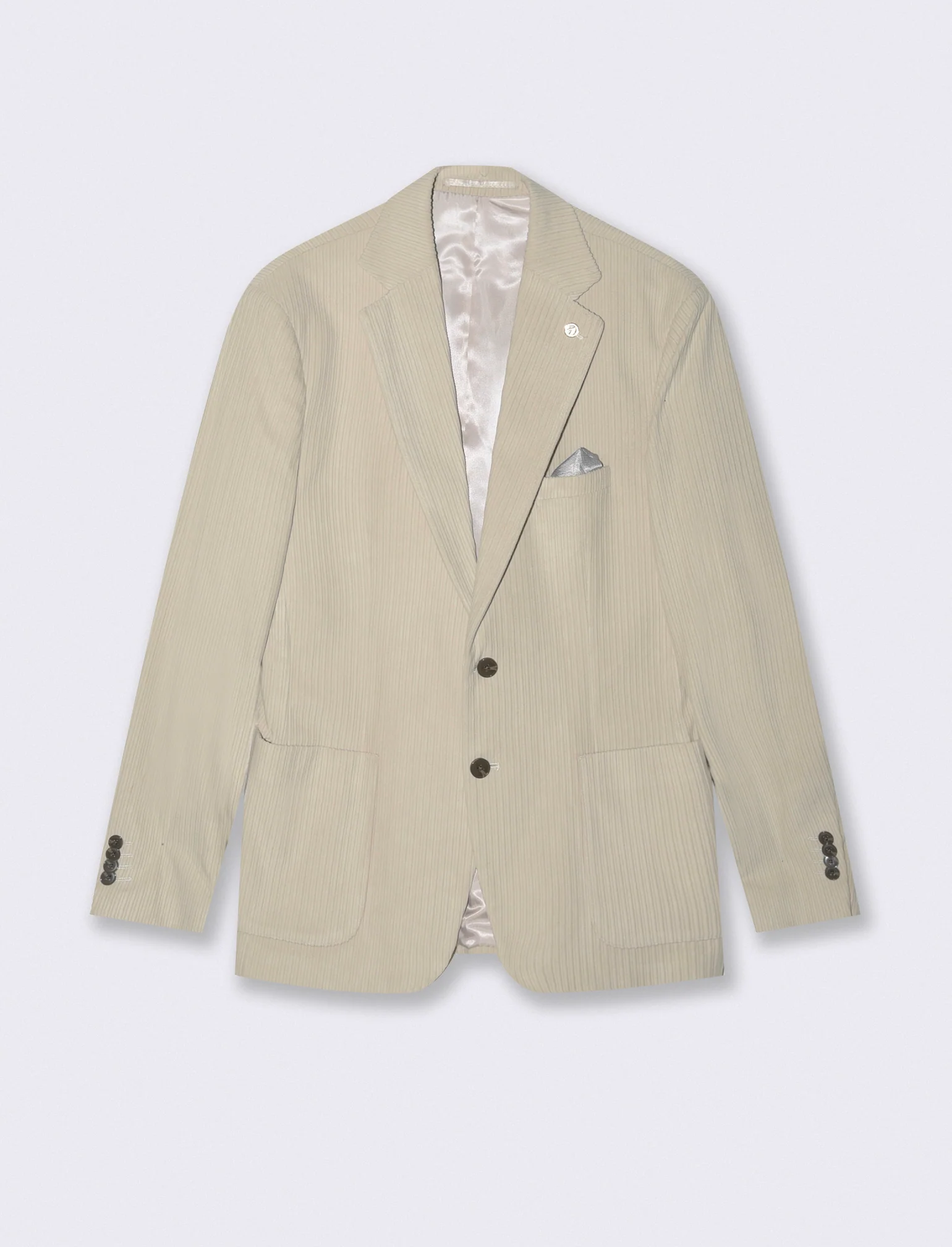 BLAZER IN VELLUTO DA COMPLETO FORMAL FIT - Beige