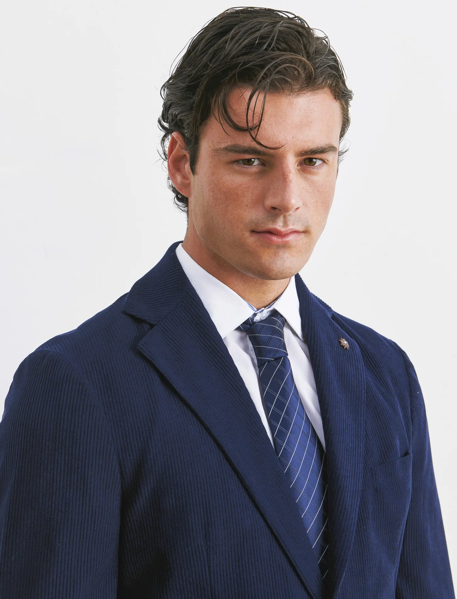 BLAZER IN VELLUTO DA COMPLETO FORMAL FIT - Blu - Image 2