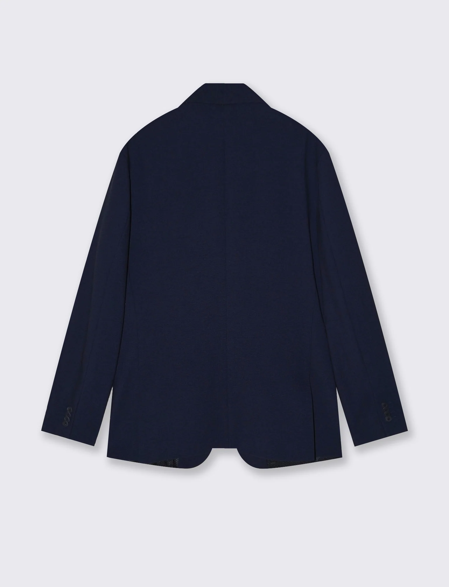 Blazer micro waffel formal fit elegante - Blu - Image 2