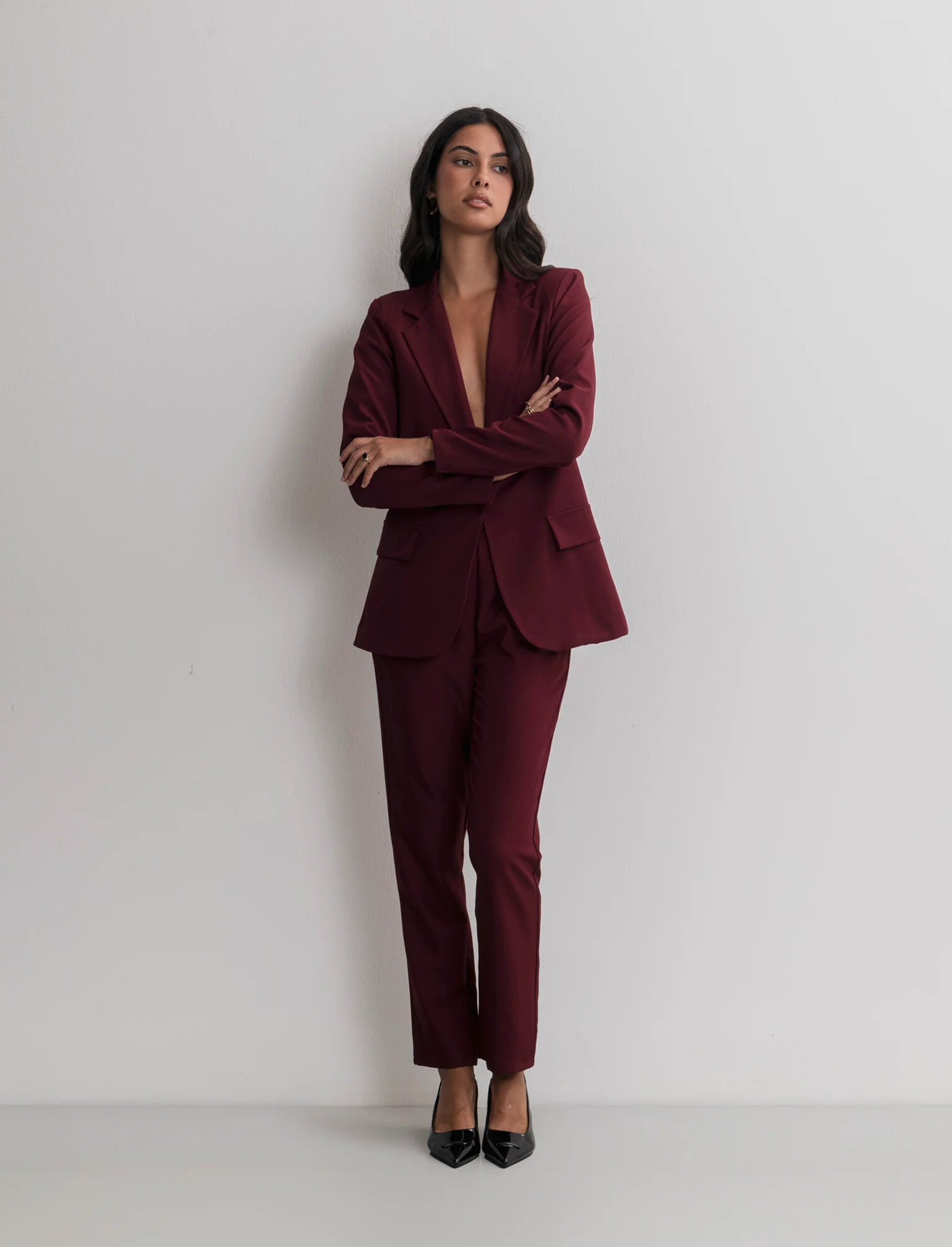 BLAZER MONOPETTO - Bordeaux - Image 4