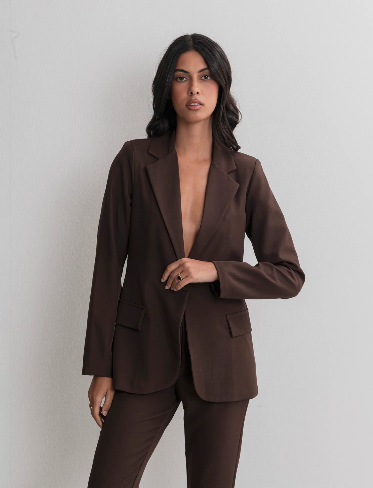 BLAZER MONOPETTO - Moro - Image 3