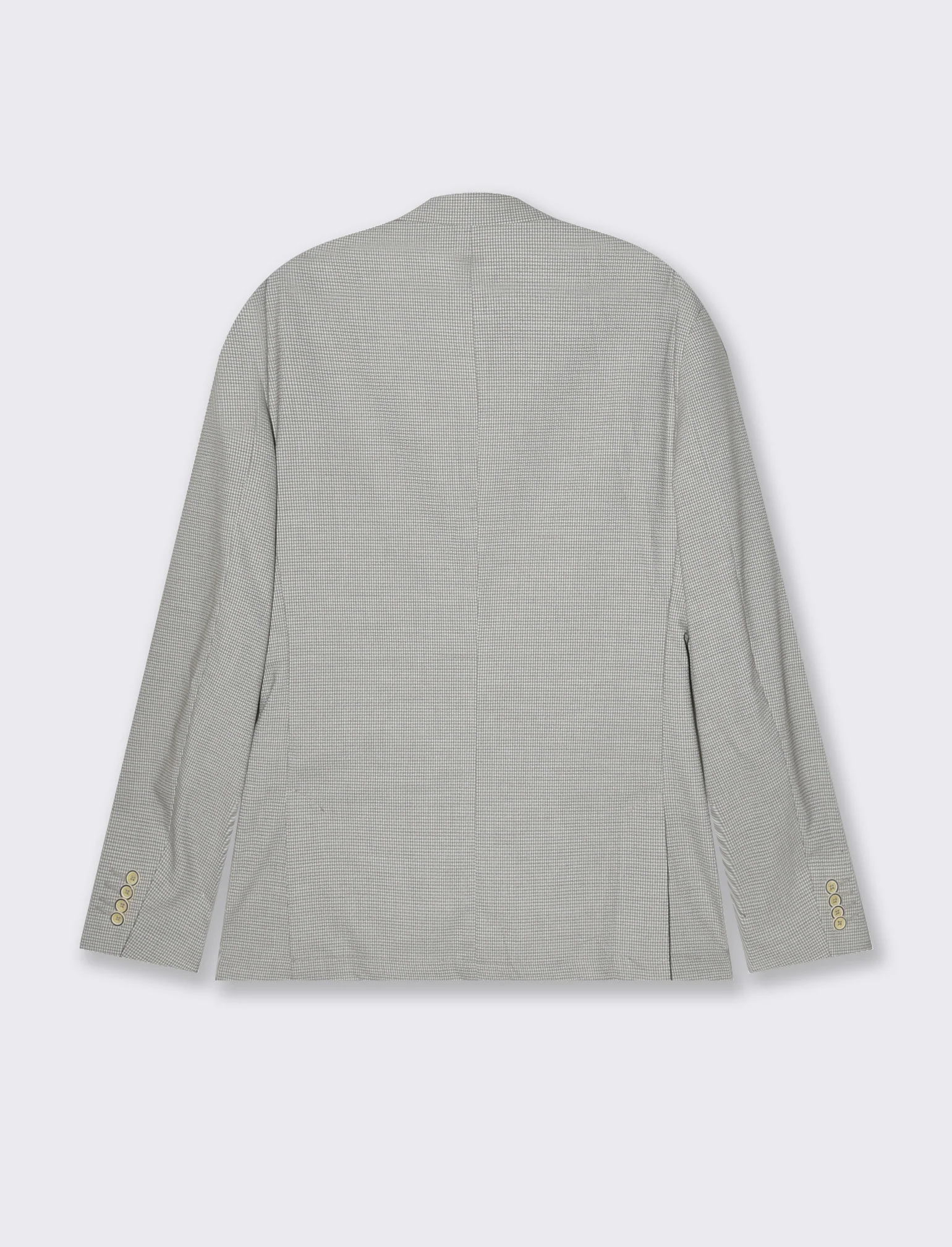 Blazer struttura jacquard da uomo - Grigio tortora - Image 2