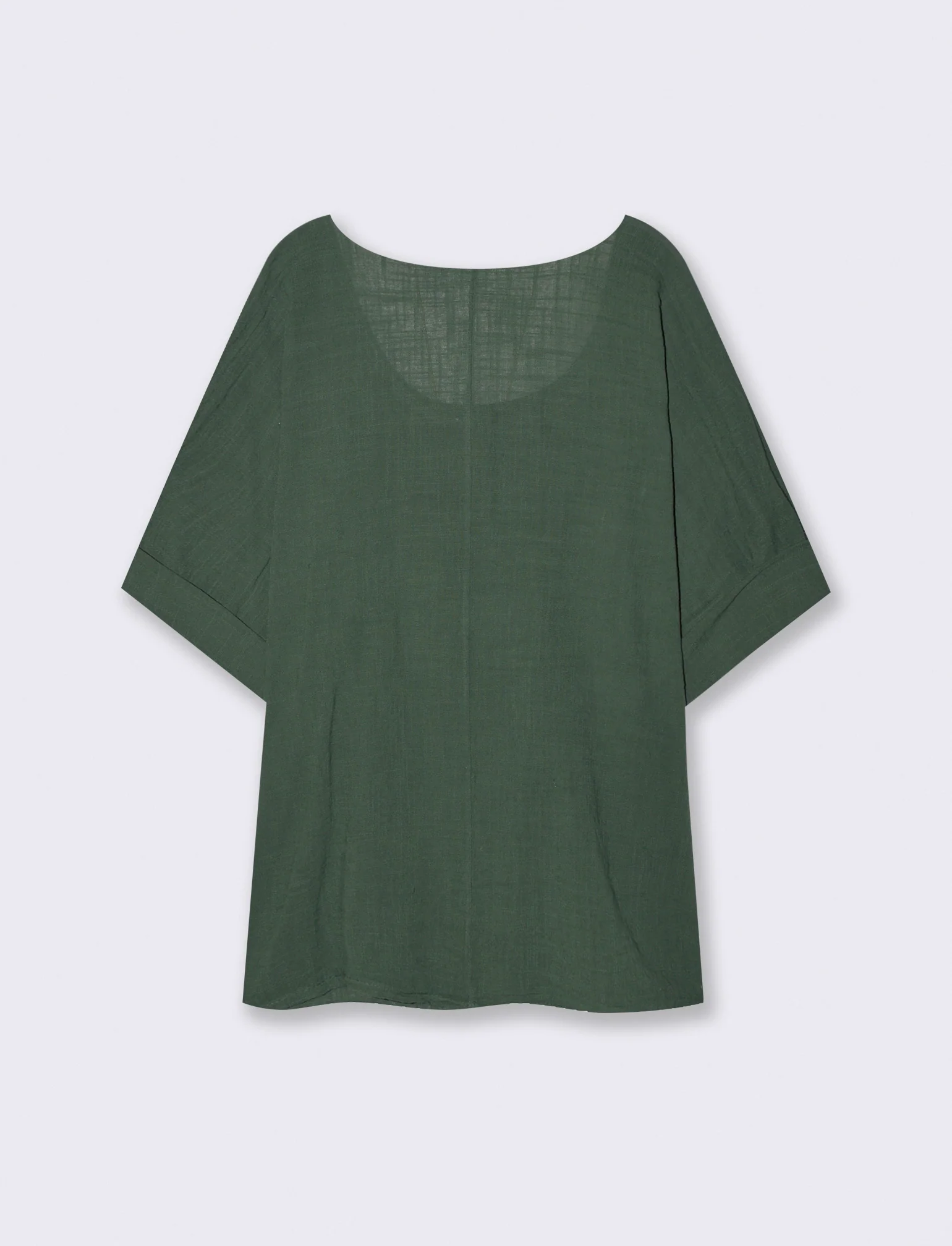 Blusa collo rotondo manica a tre quarti - Ve.milit. - Image 2