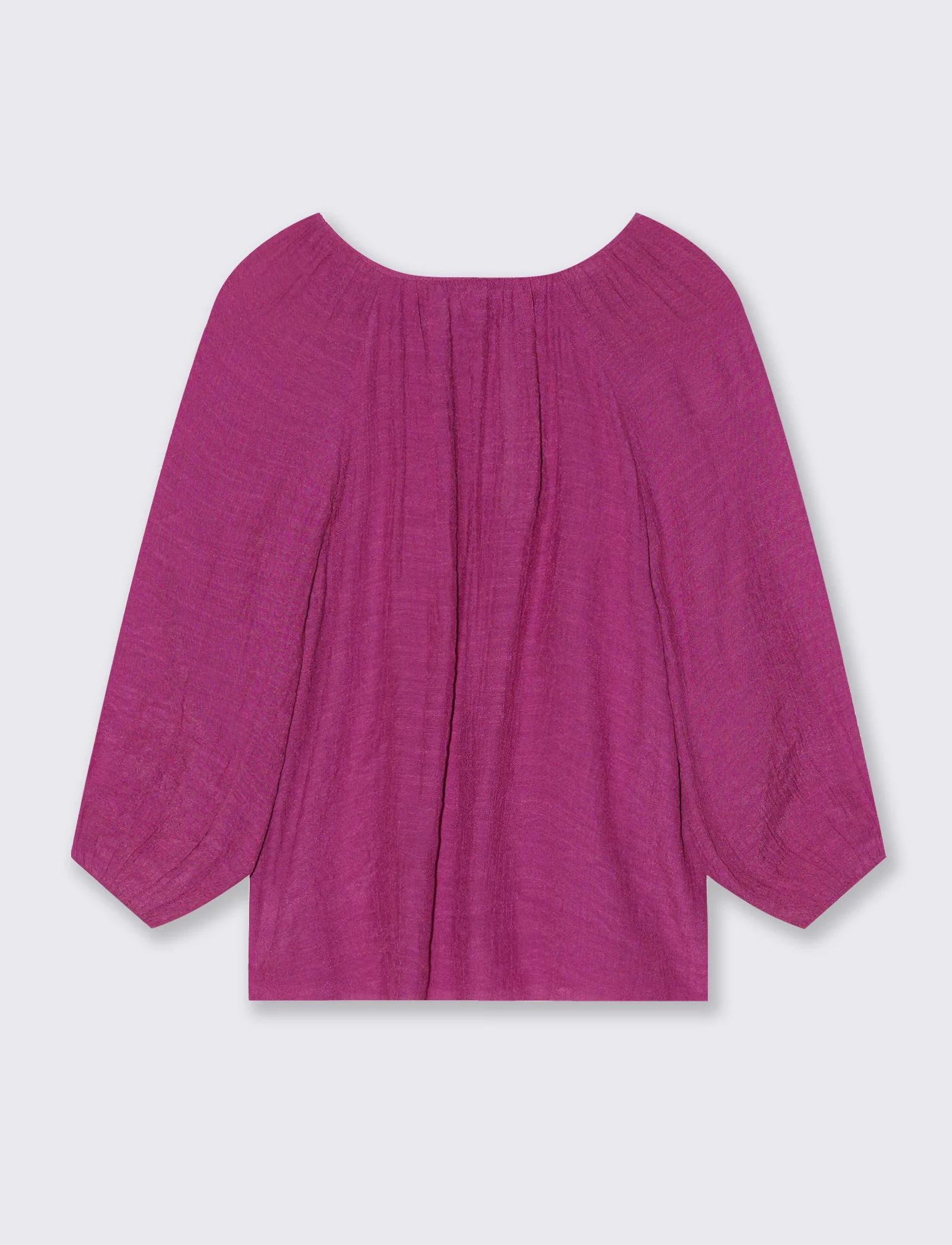 Blusa con Manica a 3/4 - Fuxia azalea - Image 2