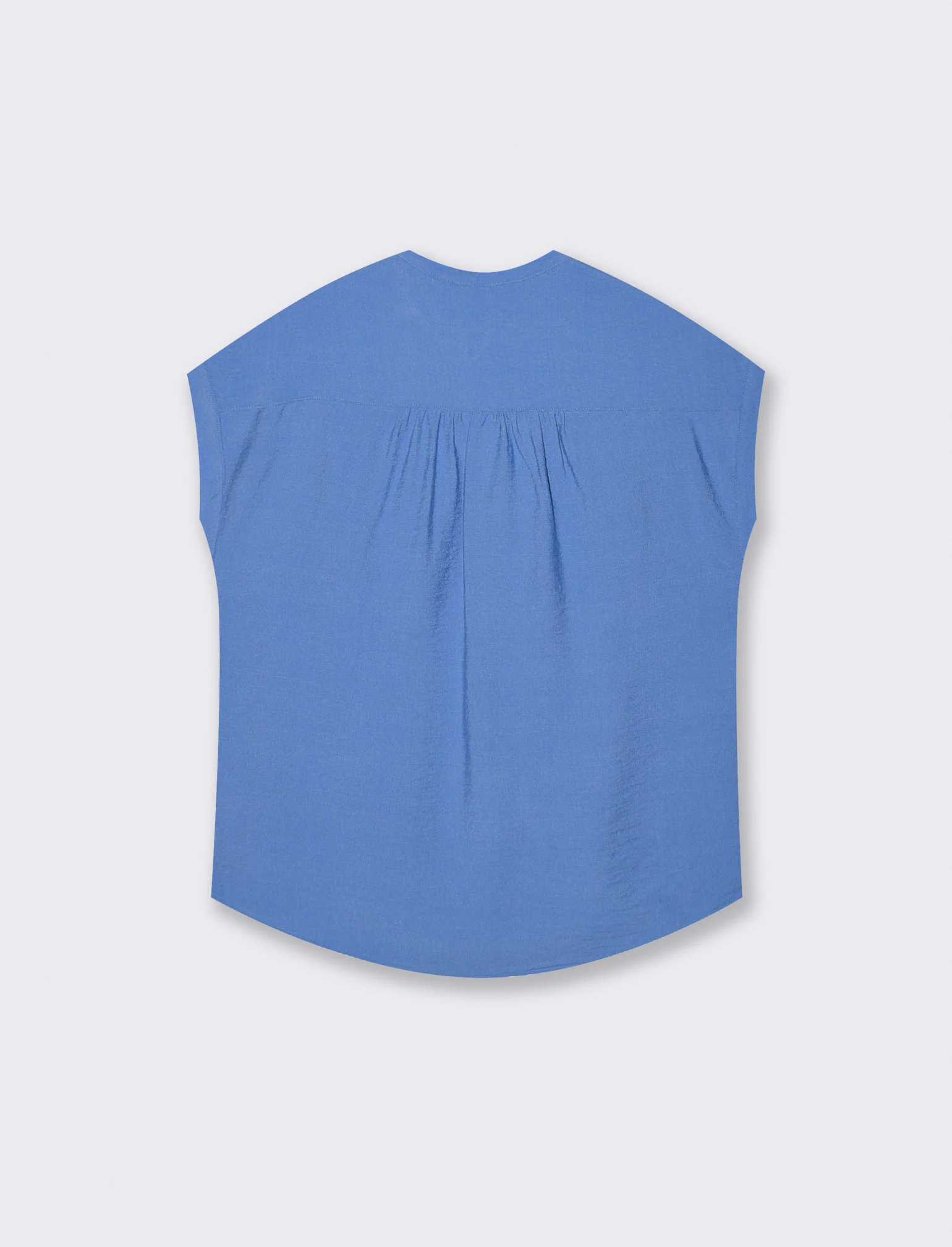 Blusa Giro Manica con Tasca - Azzurro - Image 2