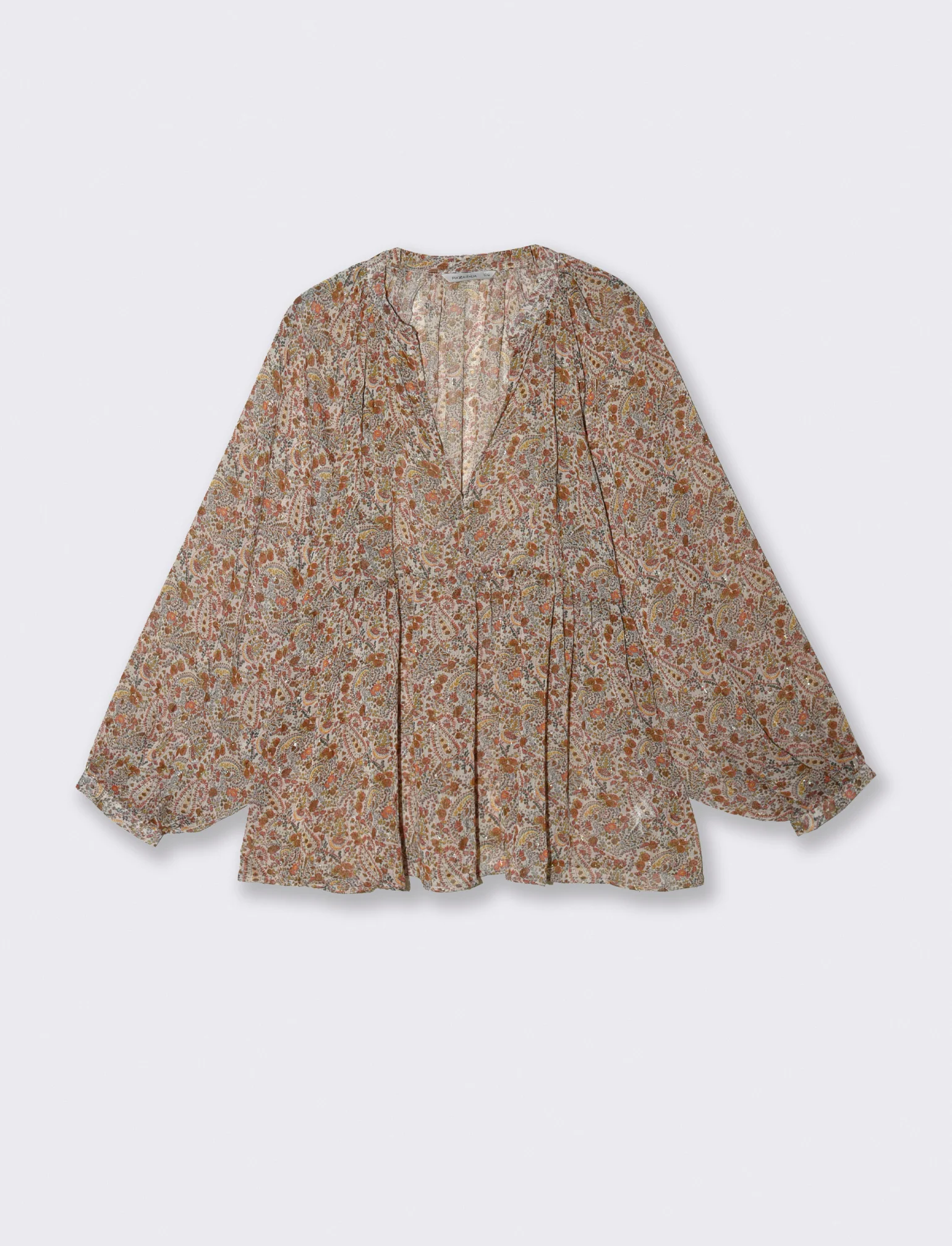 Blusa Manica Lunga Scollo a V - var 2