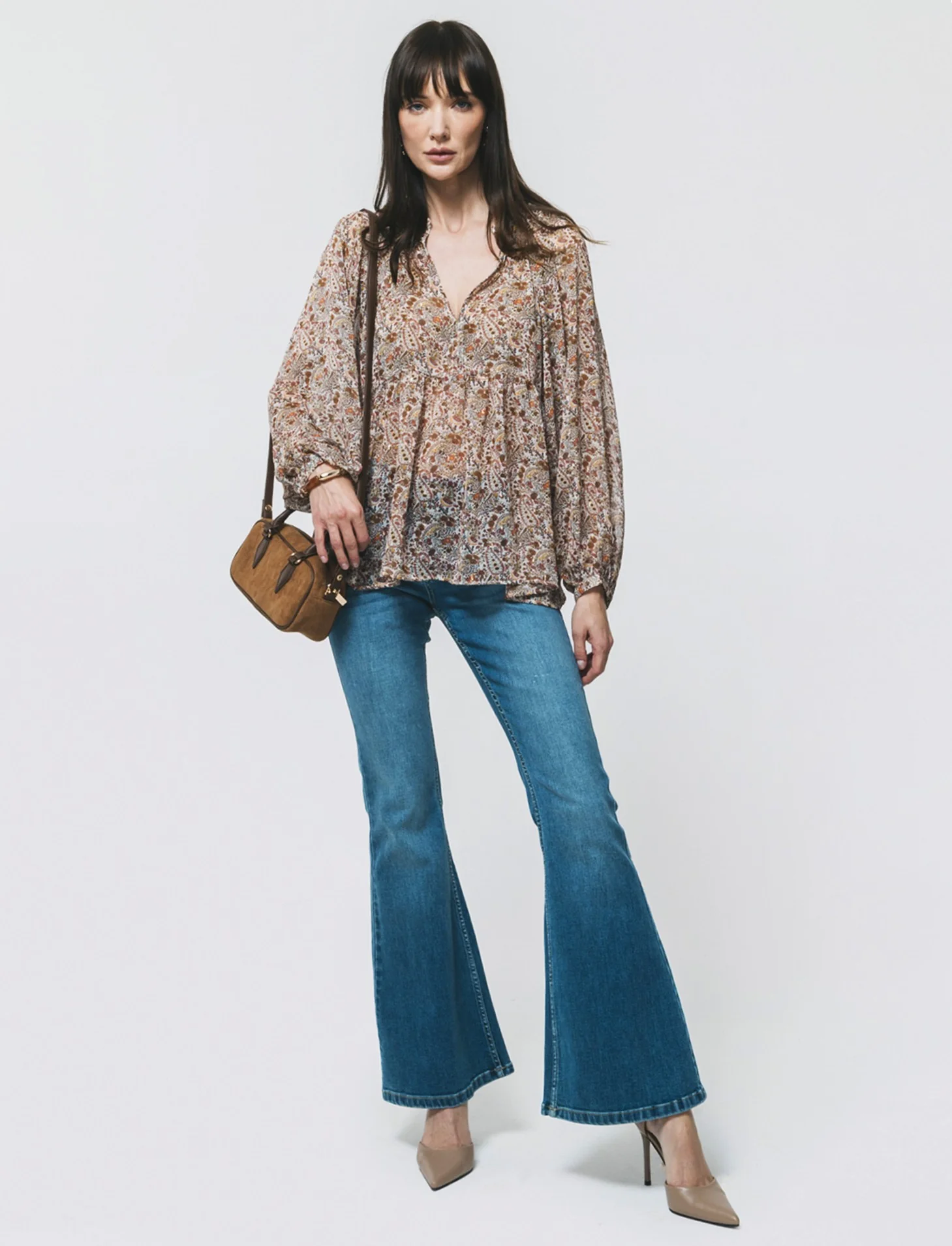 Blusa Manica Lunga Scollo a V - var 2 - Image 4