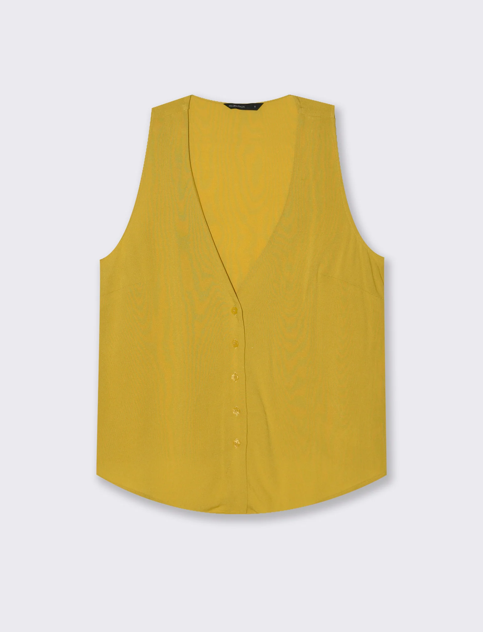 BLUSA SMANICATA - Mostarda - Image 4